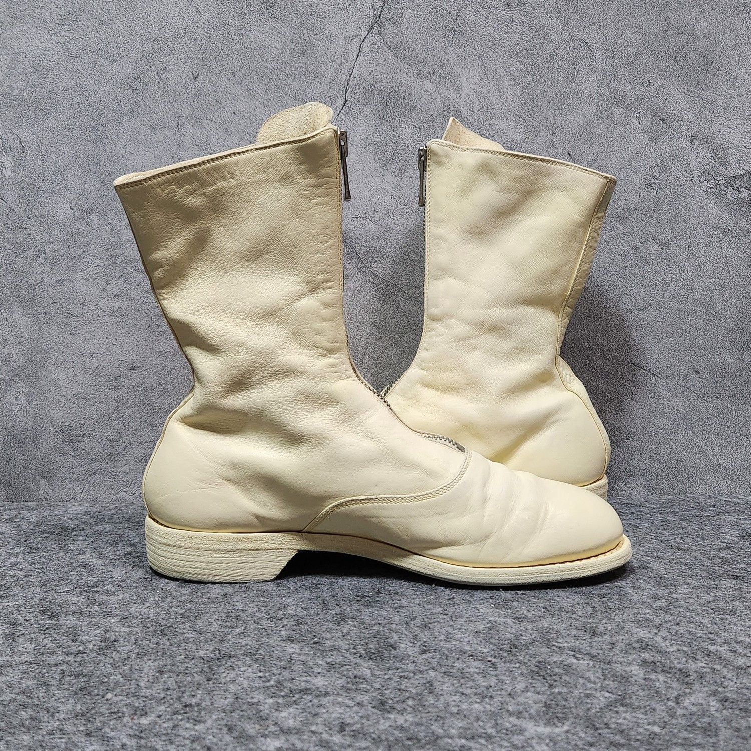 Guidi GUIDI 310 Front Zip Boots White Size 38 Size US 8 / IT 38 - 9 Thumbnail