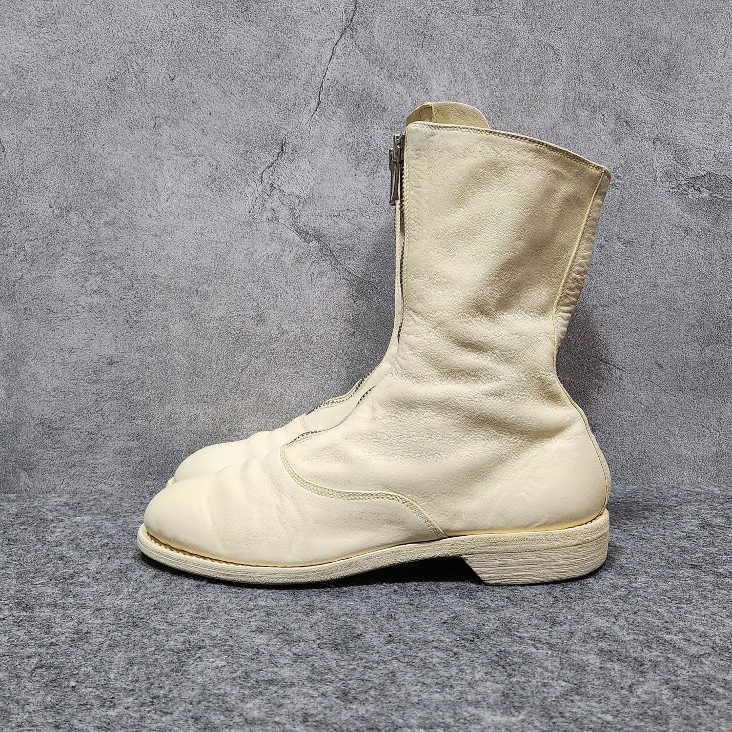 Guidi GUIDI 310 Front Zip Boots White Size 38 Size US 8 / IT 38 - 10 Thumbnail