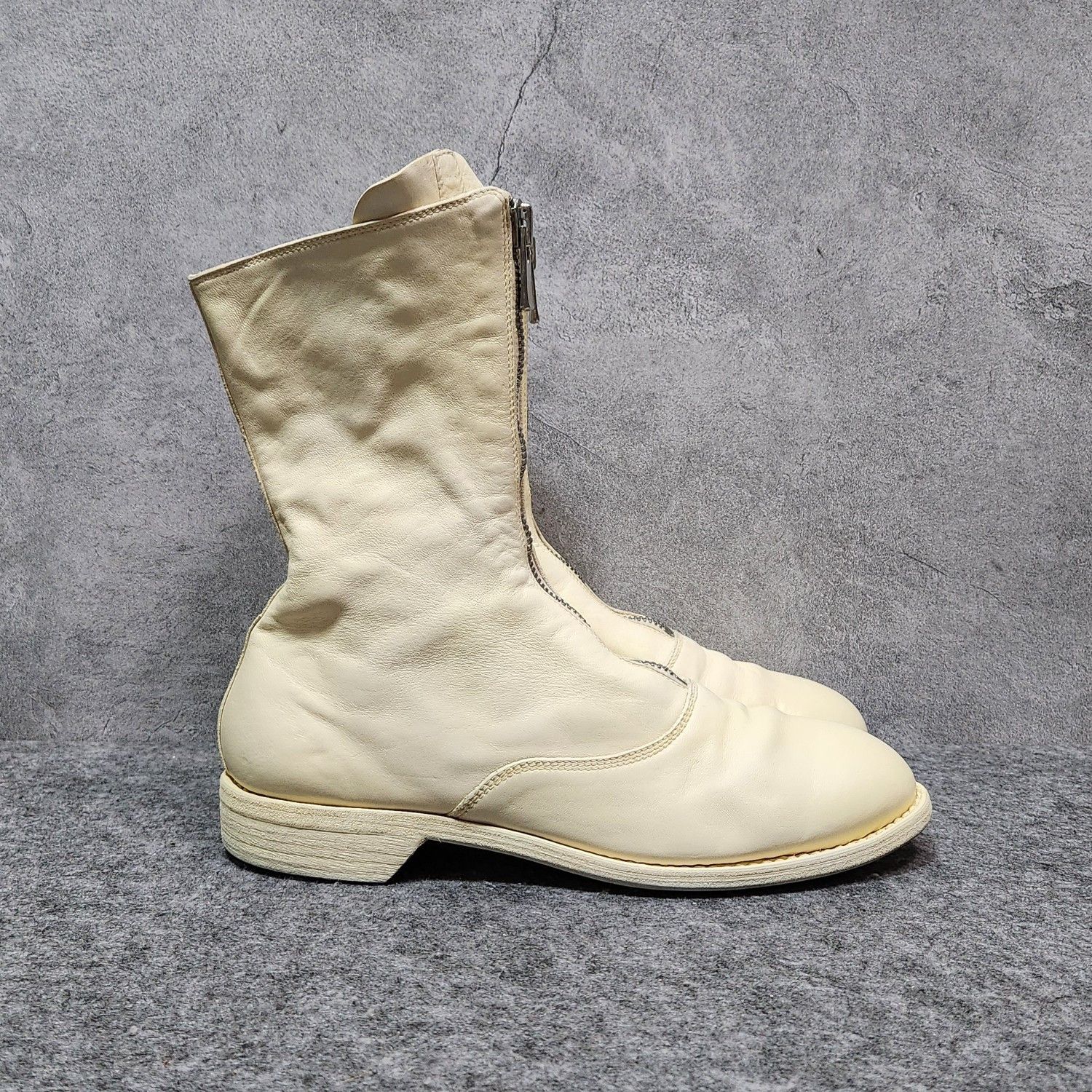 Guidi GUIDI 310 Front Zip Boots White Size 38 Size US 8 / IT 38 - 7 Thumbnail