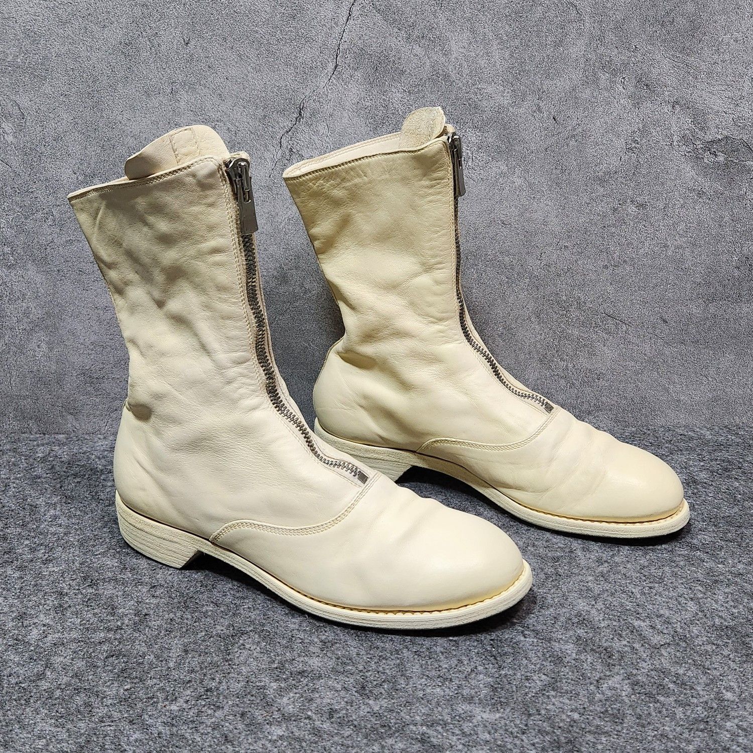 Guidi GUIDI 310 Front Zip Boots White Size 38 Size US 8 / IT 38 - 6 Thumbnail