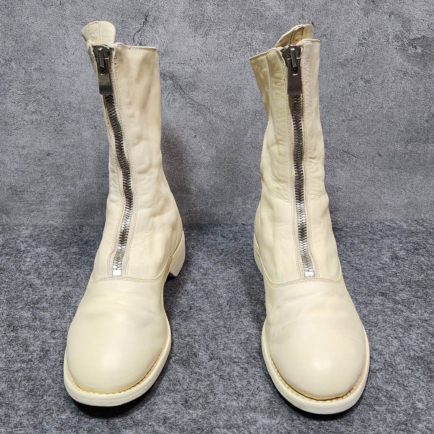 Guidi GUIDI 310 Front Zip Boots White Size 38 Size US 8 / IT 38 - 2 Thumbnail