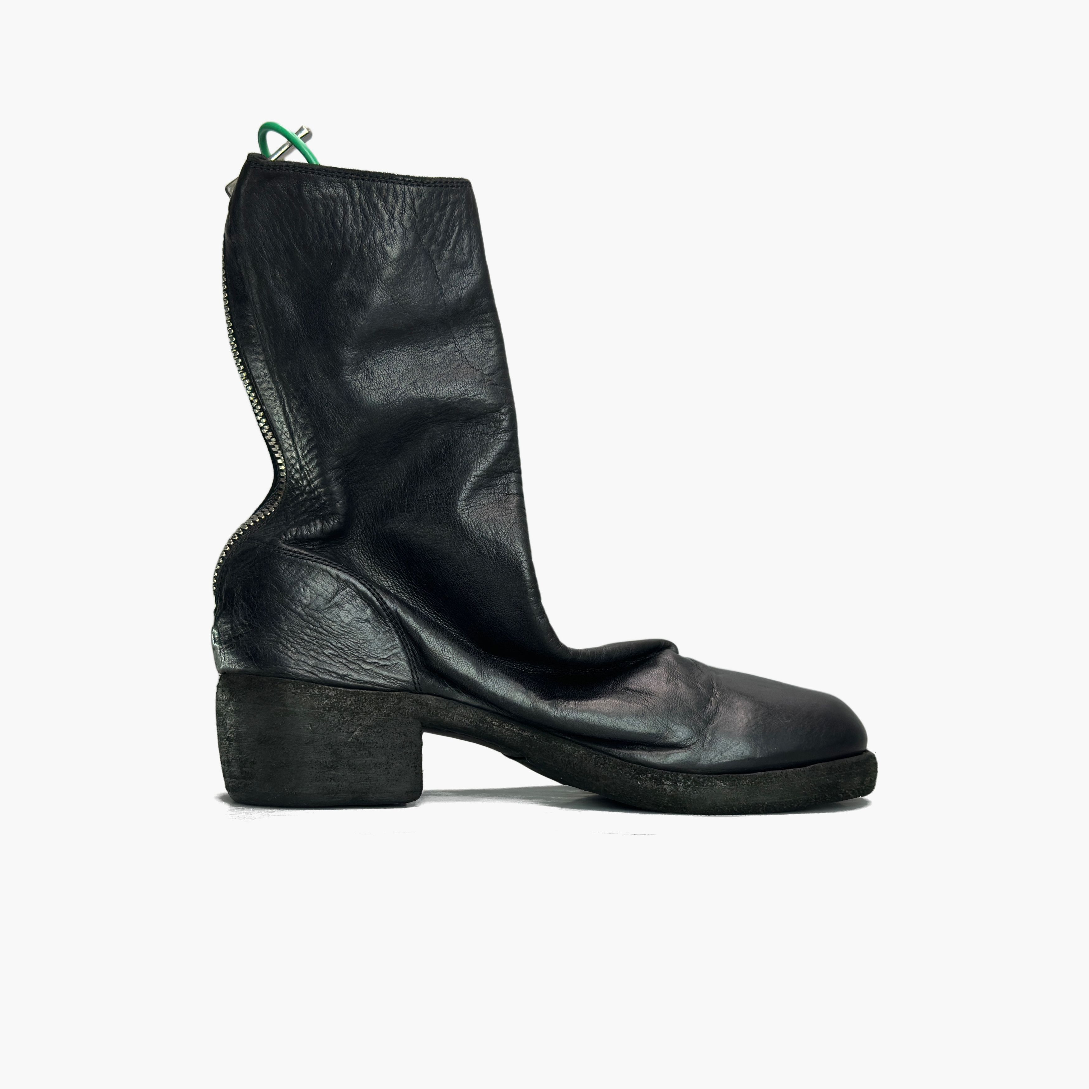 Guidi GUIDI Back-Zip Leather Boots Size 36 Size US 6 / IT 36 - 2 Thumbnail