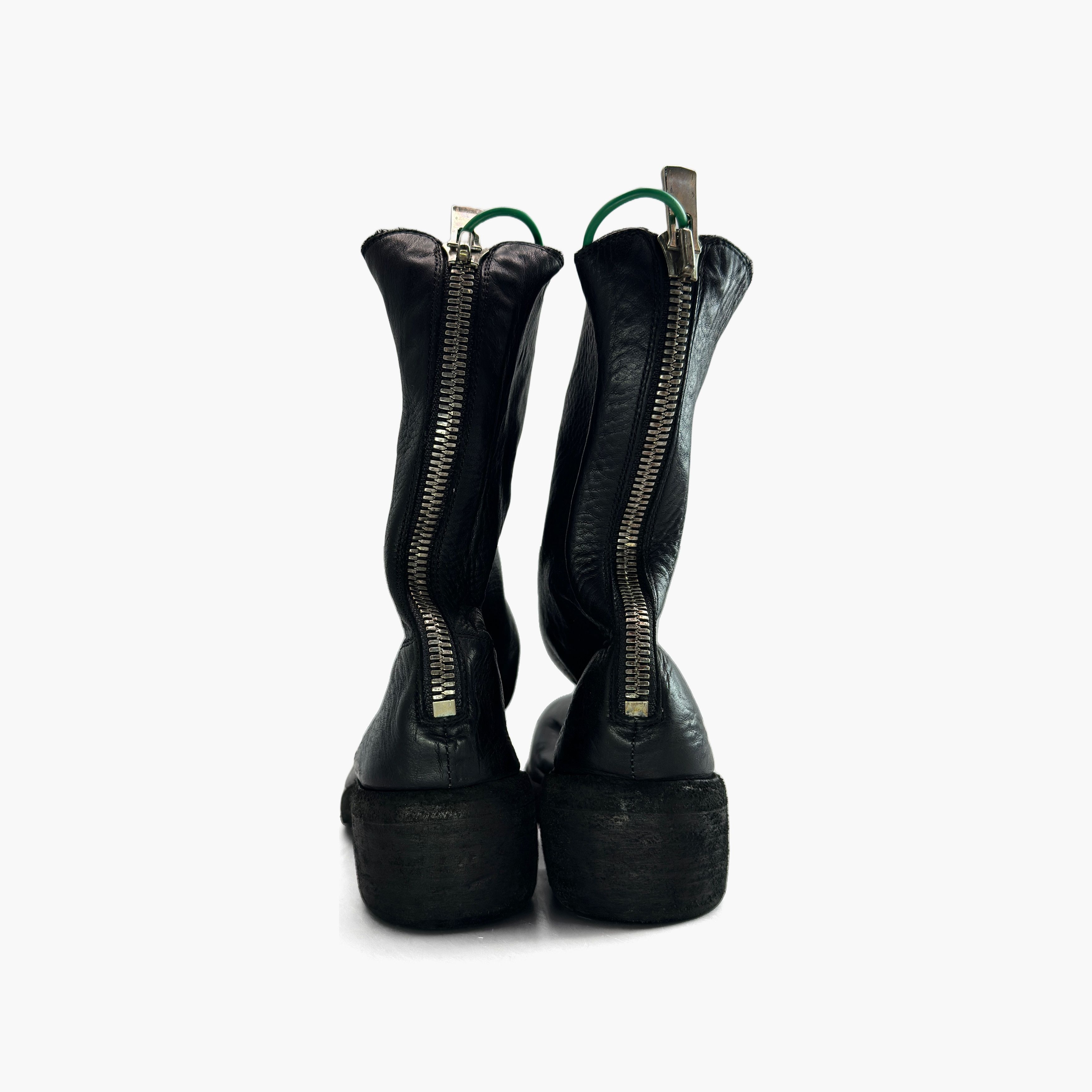 Guidi GUIDI Back-Zip Leather Boots Size 36 Size US 6 / IT 36 - 6 Thumbnail