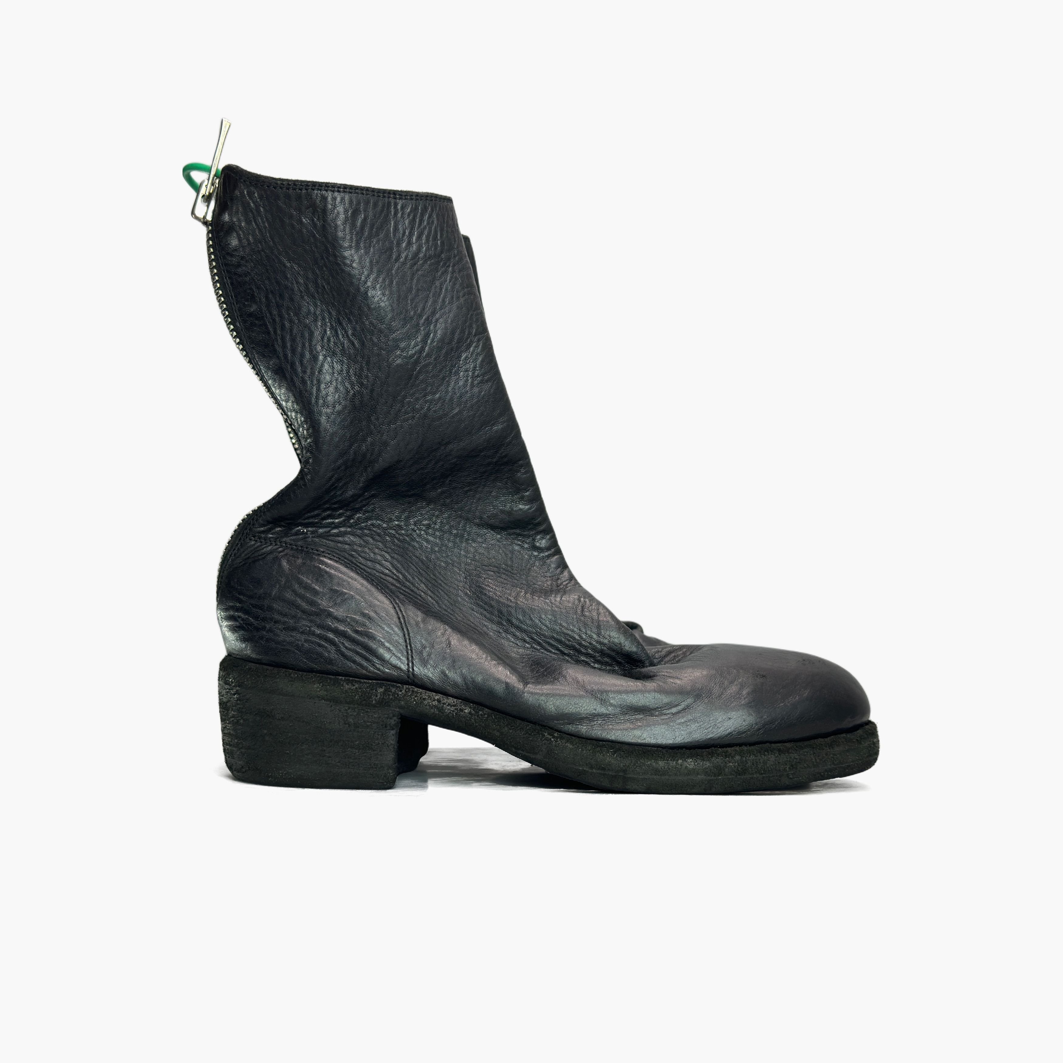 Guidi GUIDI Back-Zip Leather Boots Size 36 Size US 6 / IT 36 - 4 Thumbnail