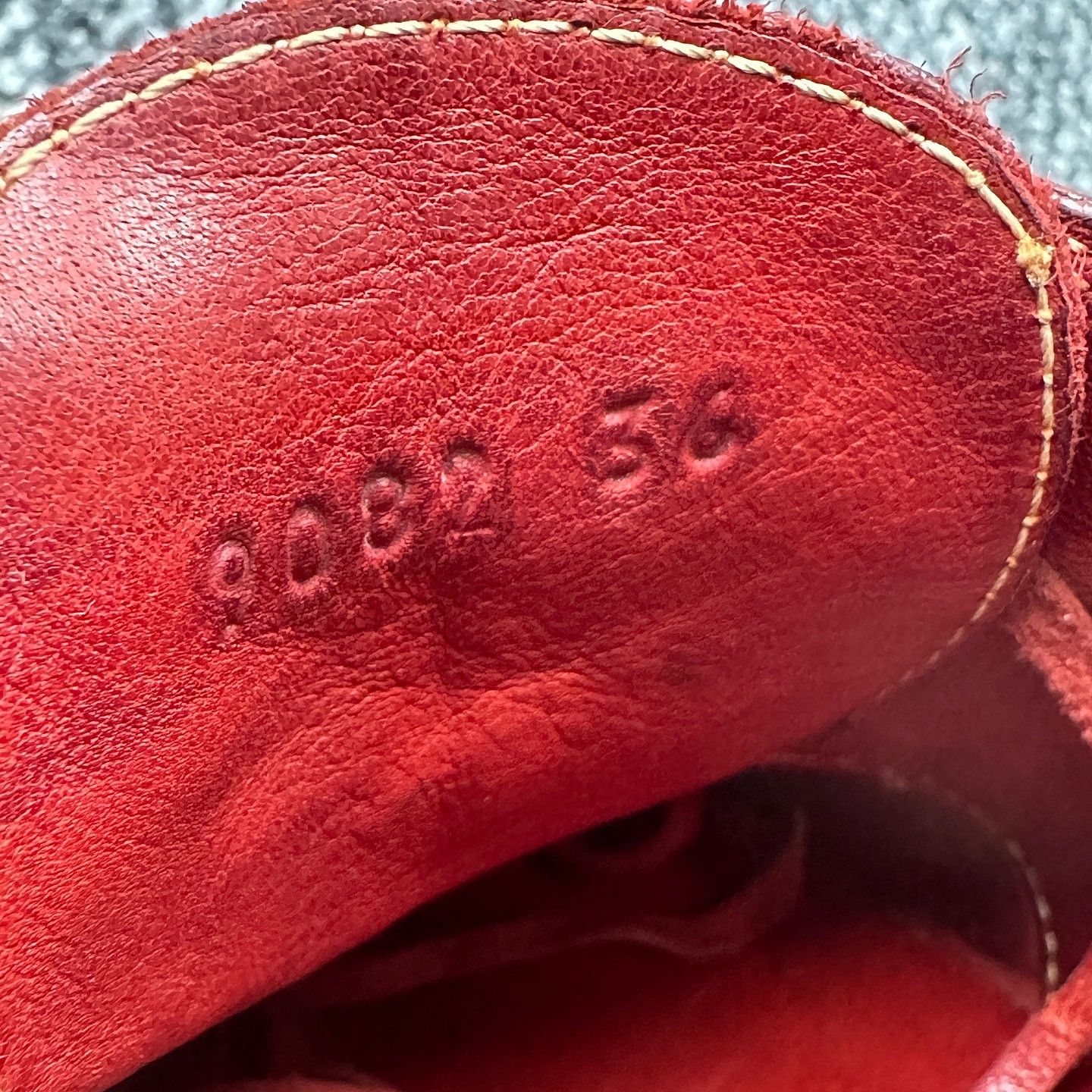 Guidi Guidi Red Leather Derby Heels Size 36 Size US 6 / IT 36 - 5 Thumbnail