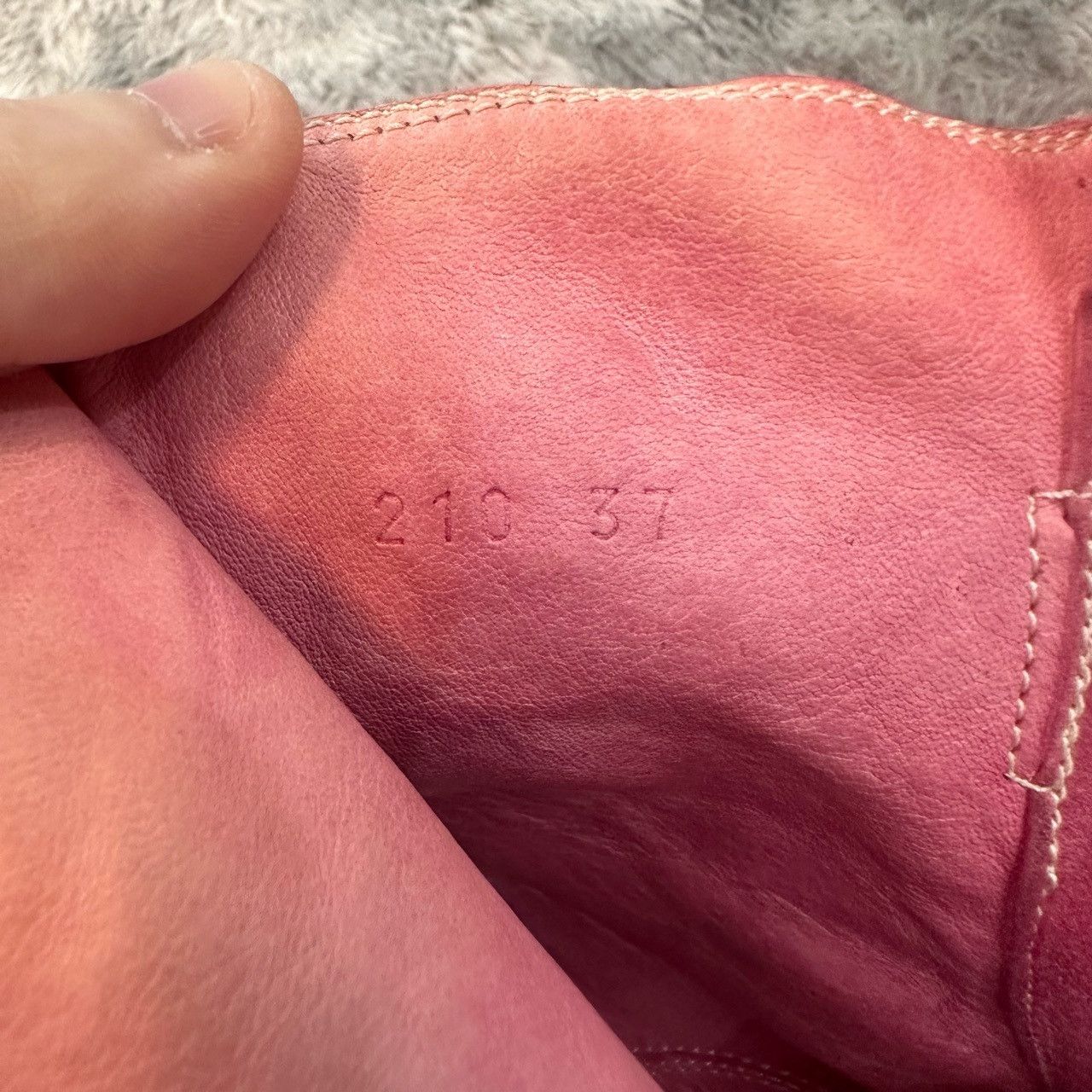 Guidi Guidi Pink Leather Front Zip Boots Size 37 Size US 7 / IT 37 - 5 Thumbnail