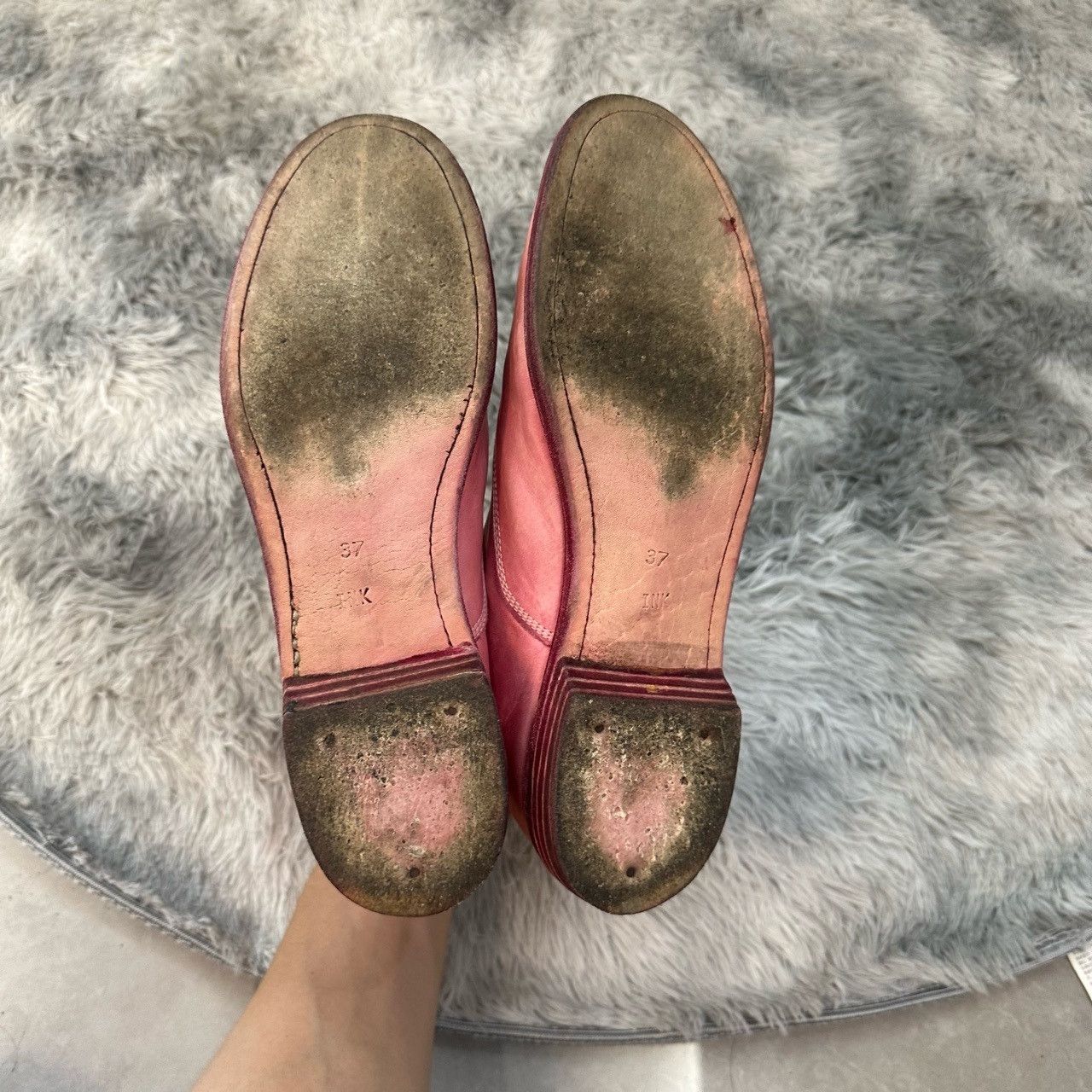Guidi Guidi Pink Leather Front Zip Boots Size 37 Size US 7 / IT 37 - 4 Thumbnail
