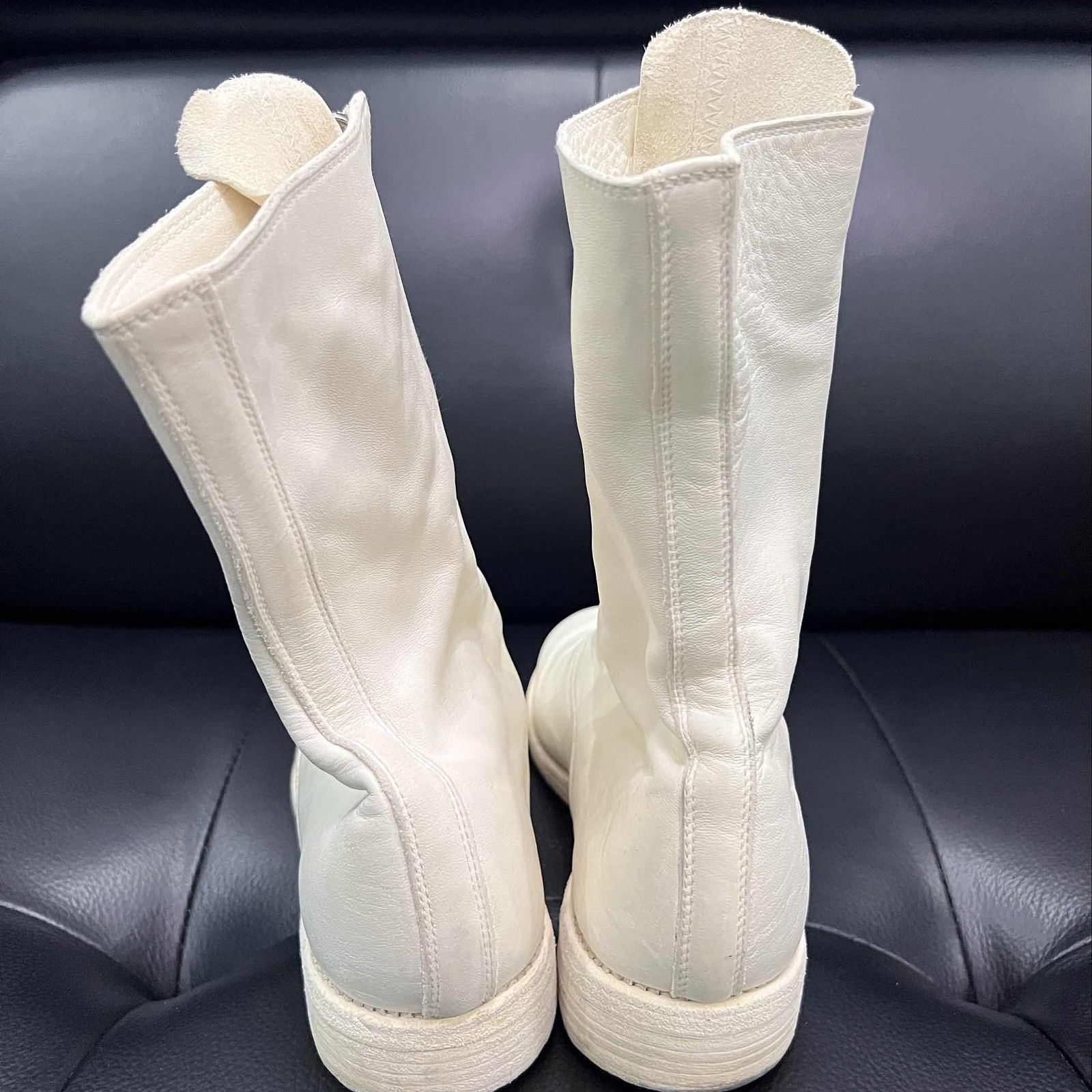 Guidi GUIDI White Front Zip Boots Size 38 Size US 8 / IT 38 - 3 Thumbnail