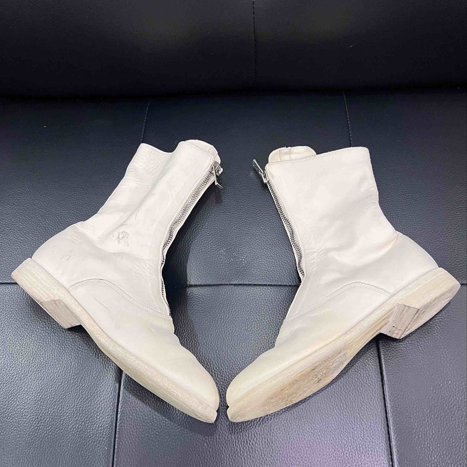 Guidi GUIDI White Front Zip Boots Size 38 Size US 8 / IT 38 - 6 Thumbnail
