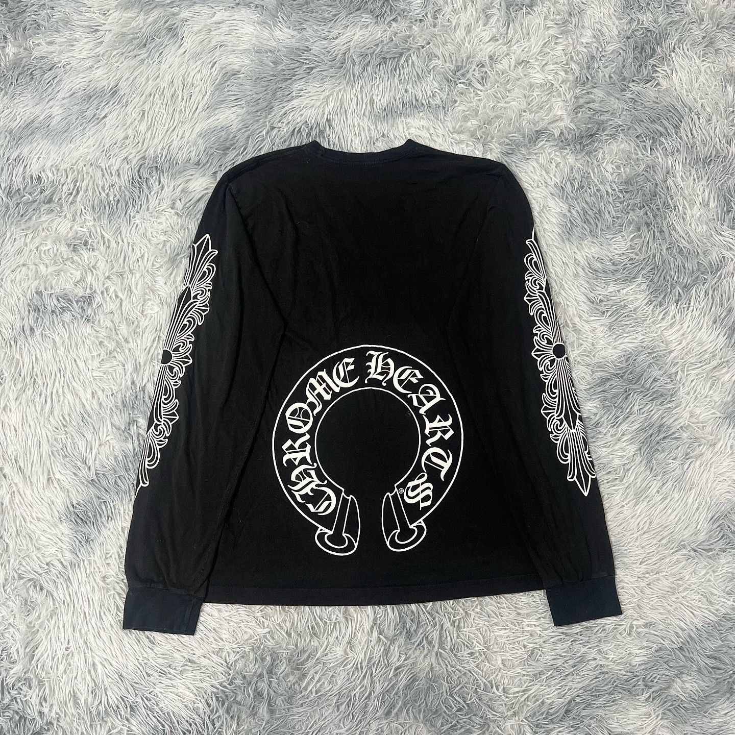 Chrome Hearts Chrome Hearts Horseshoe Long Sleeve T-Shirt Size L Size US L / EU 52-54 / 3 - 2 Thumbnail