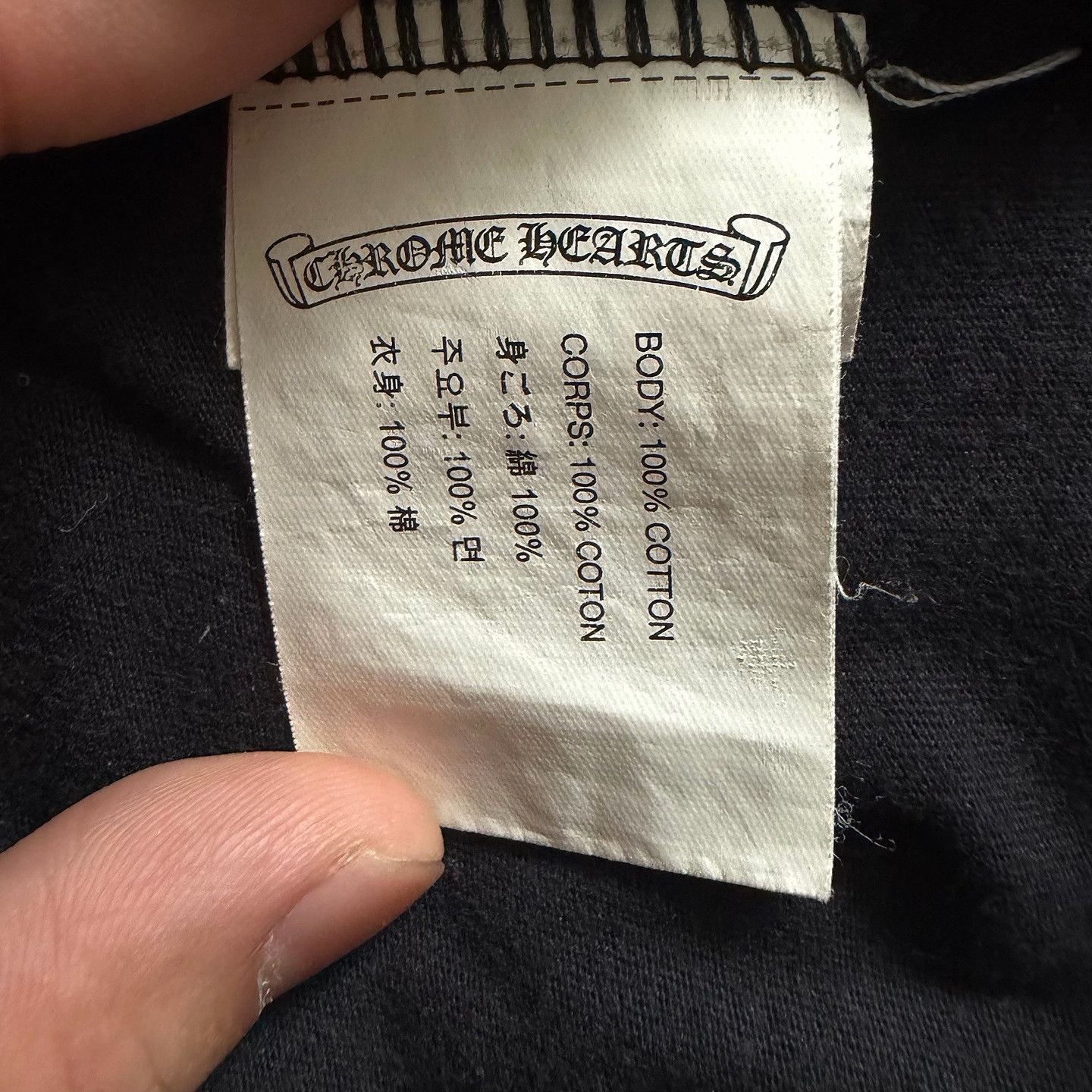 Chrome Hearts Chrome Hearts Logo Print Pocket T-Shirt Size M Size US M / EU 48-50 / 2 - 4 Thumbnail