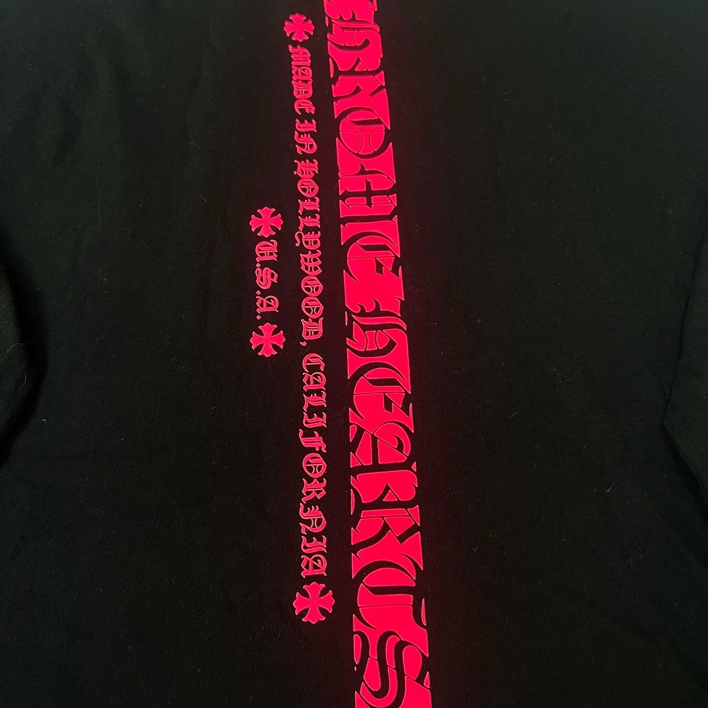Chrome Hearts Chrome Hearts Pink Print Long Sleeve T-Shirt Size L Size US L / EU 52-54 / 3 - 7 Thumbnail