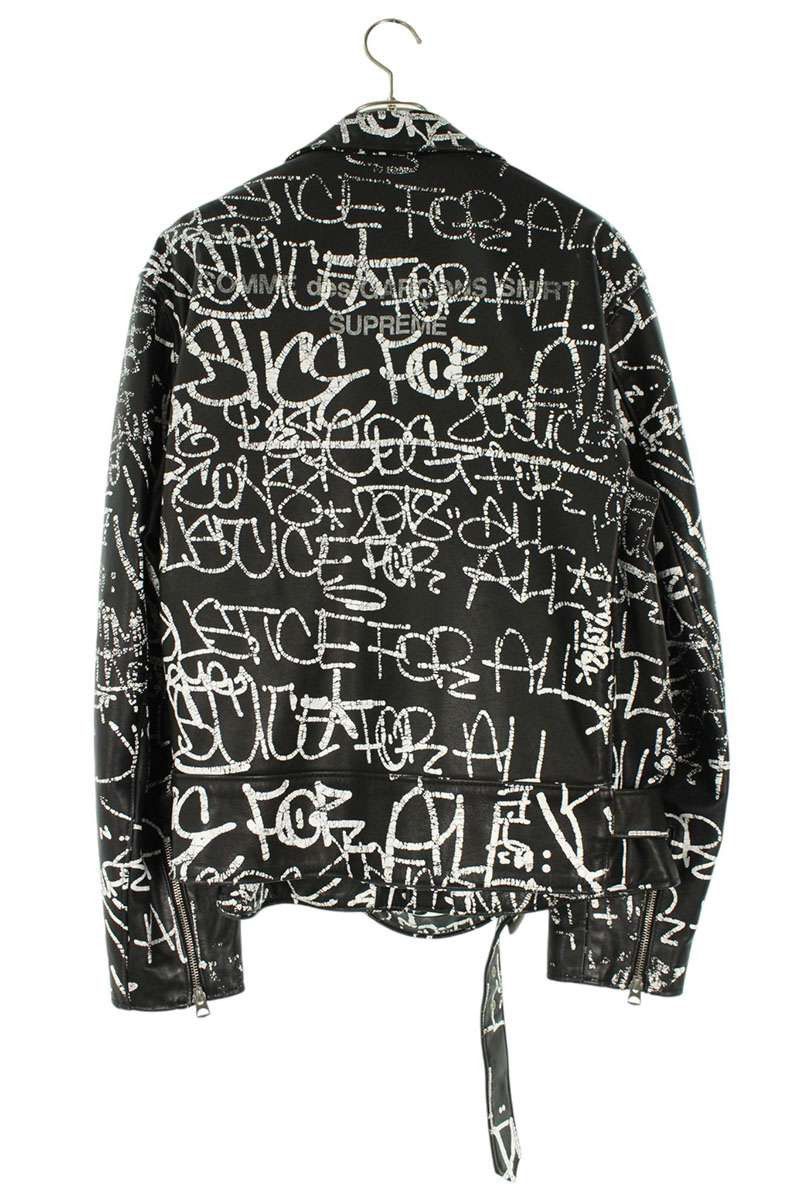 Supreme Supreme 18AW PAINTED PERFECTO LEATHER JACKET Size L Size US L / EU 52-54 / 3 - 2 Thumbnail