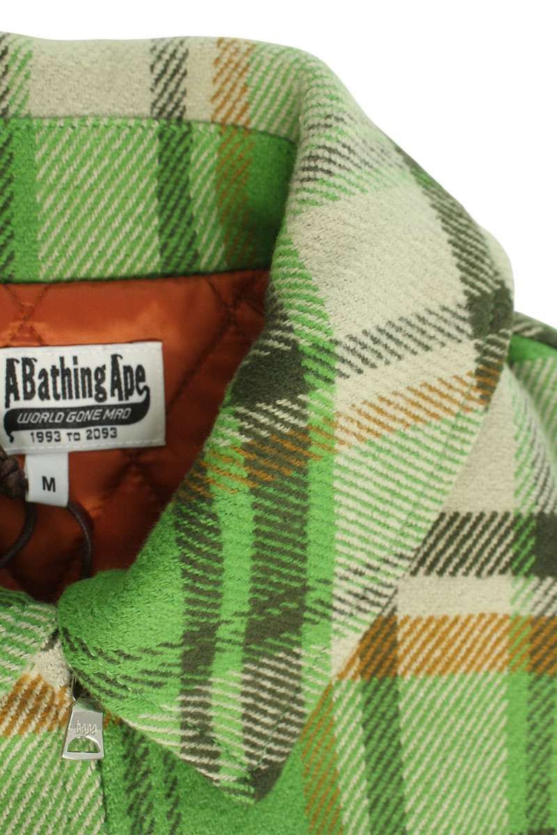 Bape Bape Zip Up Jacket Green Size M Size US M / EU 48-50 / 2 - 3 Thumbnail