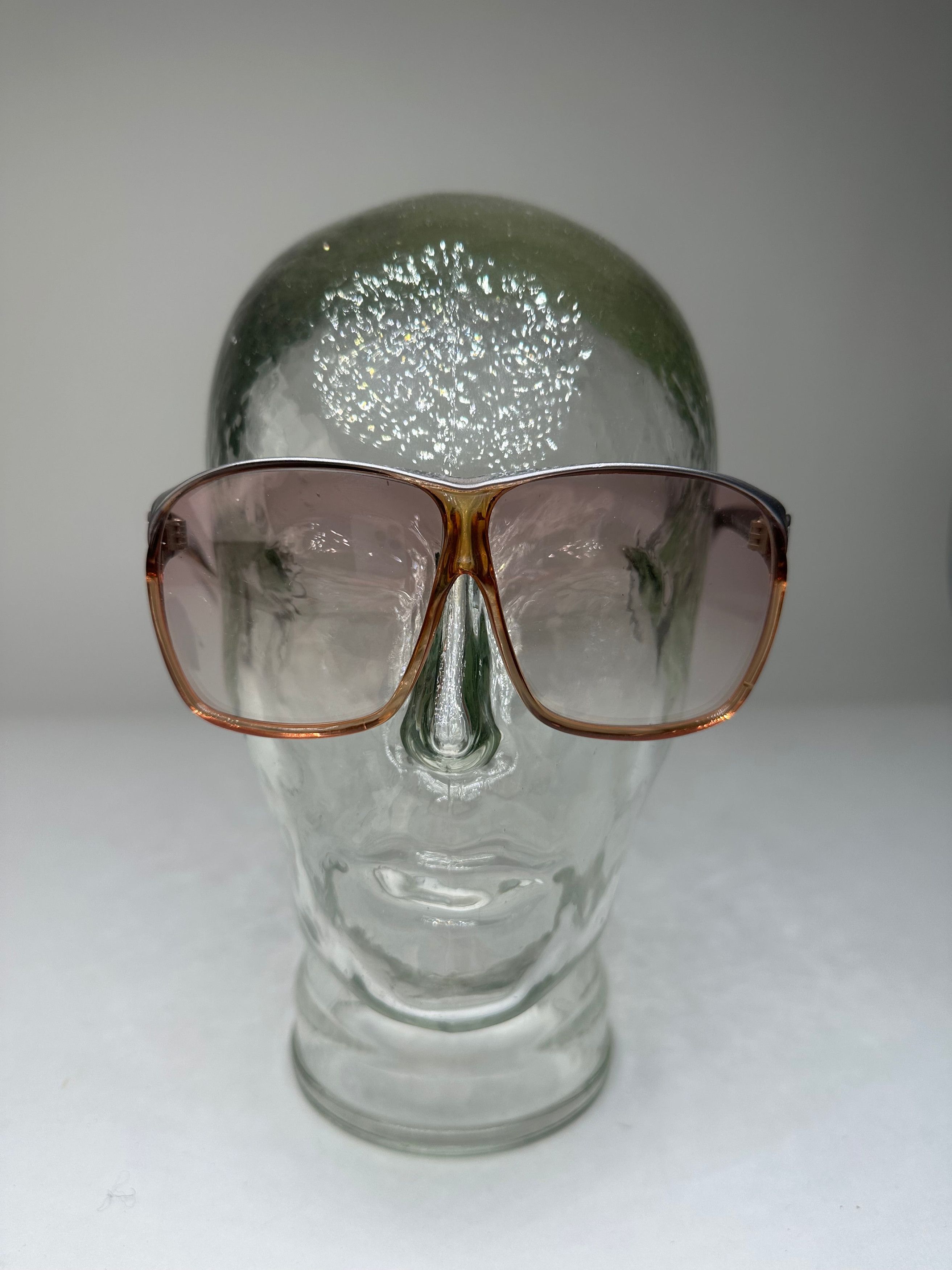 Balenciaga Vintage BB Logo Acetate Sunglasses Brown Pink Size ONE SIZE - 4 Thumbnail