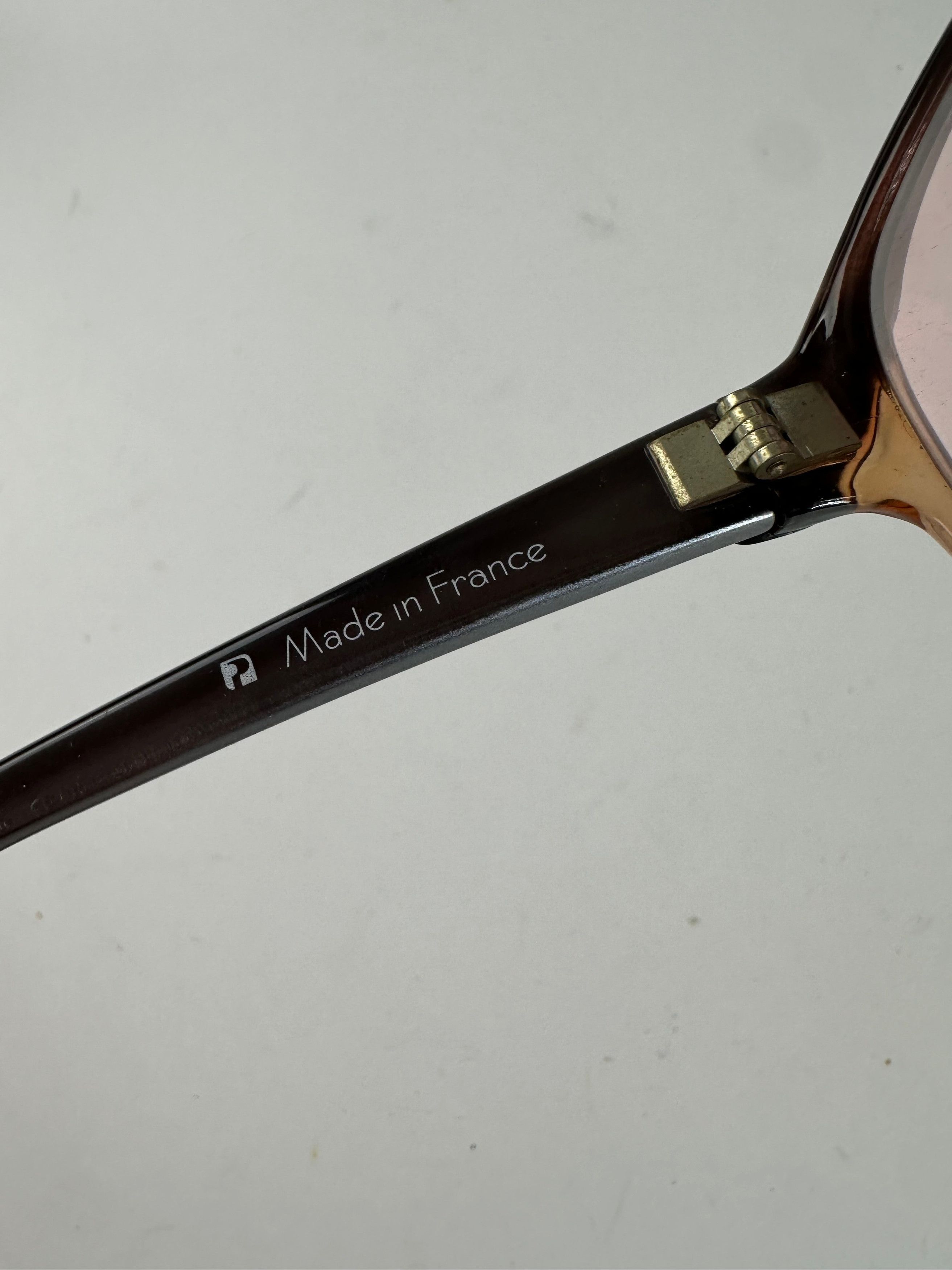 Balenciaga Vintage BB Logo Acetate Sunglasses Brown Pink Size ONE SIZE - 9 Thumbnail