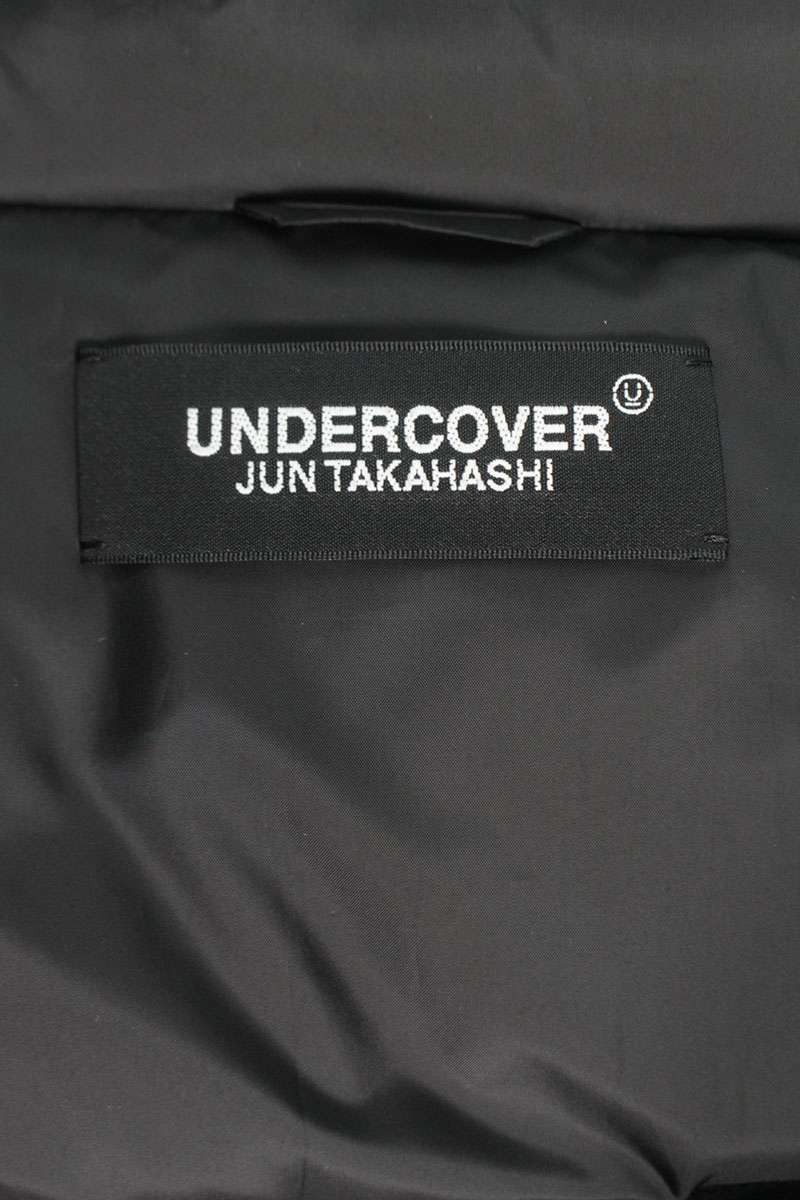 Undercover Undercover 24AW Logo Print Leather Jacket Black Size 3 Size US L / EU 52-54 / 3 - 3 Thumbnail