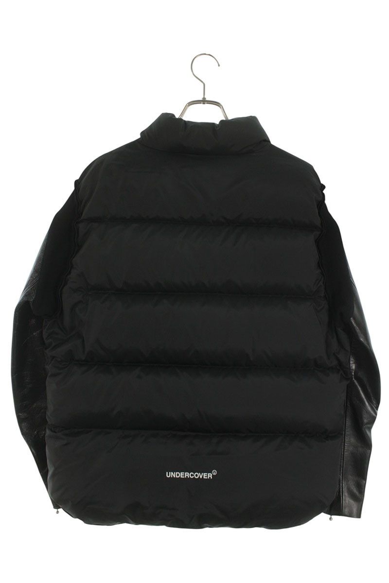 Undercover Undercover 24AW Logo Print Leather Jacket Black Size 3 Size US L / EU 52-54 / 3 - 2 Thumbnail