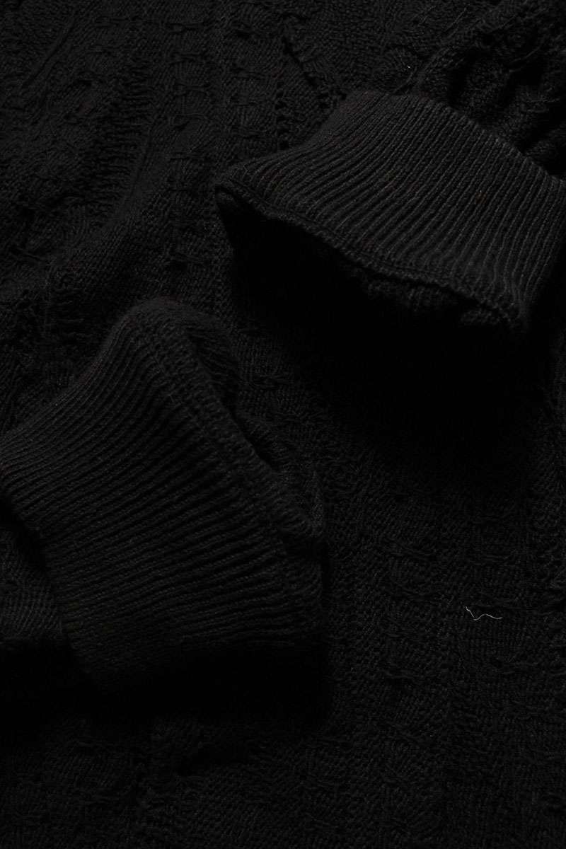 Supreme Supreme Crewneck Knit Sweater Black Size L Size US L / EU 52-54 / 3 - 3 Thumbnail