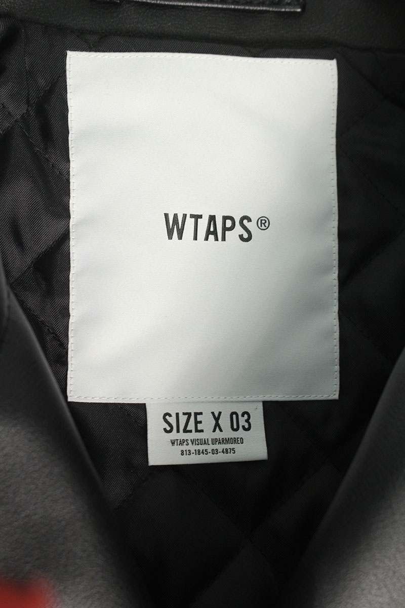 Wtaps Wtaps 23AW Leather Jacket Black Size 3 Size US L / EU 52-54 / 3 - 3 Thumbnail