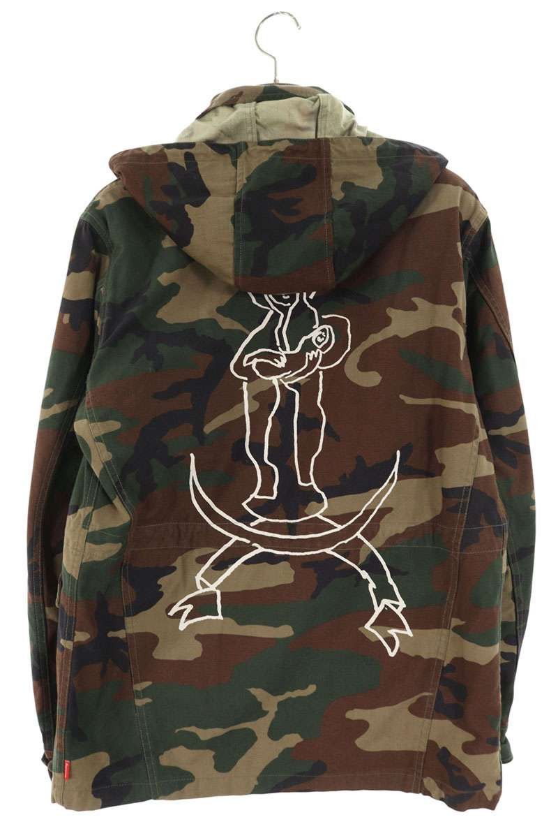 Supreme Supreme 12AW Camo Jacket Green Size M Size US M / EU 48-50 / 2 - 2 Thumbnail