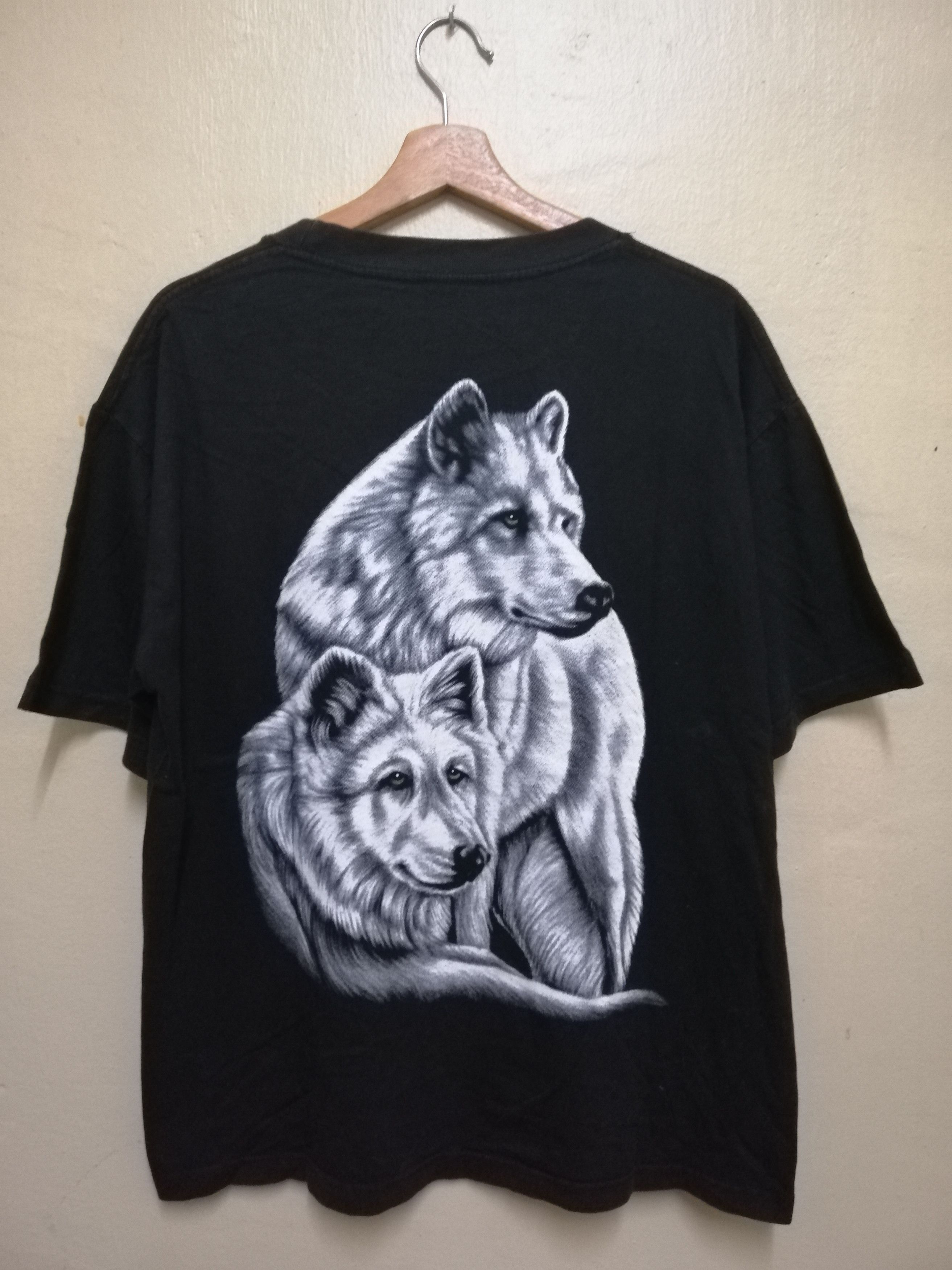 Habitat × Vintage Vintage Wolf Tshirt Size US L / EU 52-54 / 3 - 2 Thumbnail
