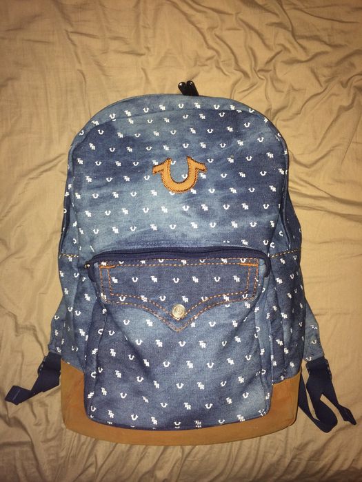 True religion 2024 jean backpack