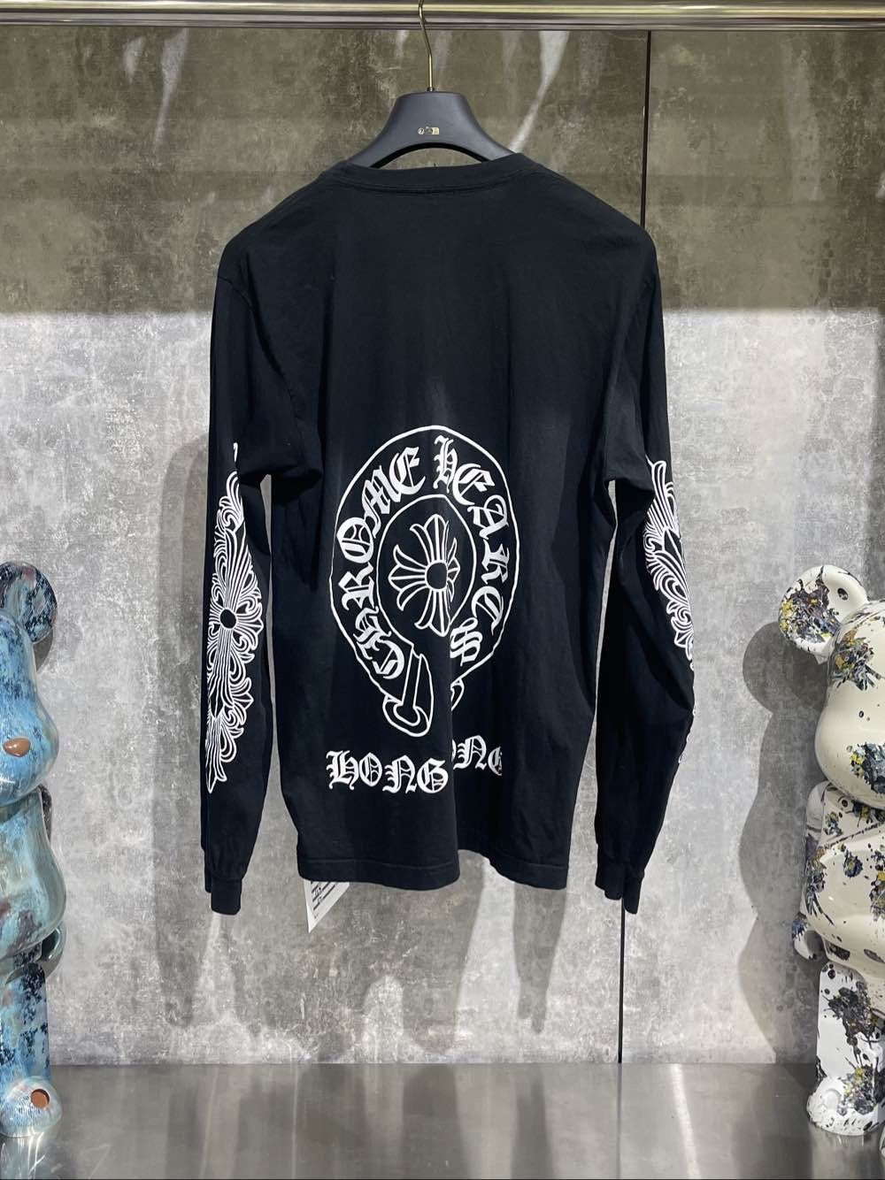 Chrome Hearts Chrome Hearts Hong Kong Horseshoe Long Sleeve T-Shirt Size L Size US L / EU 52-54 / 3 - 2 Thumbnail