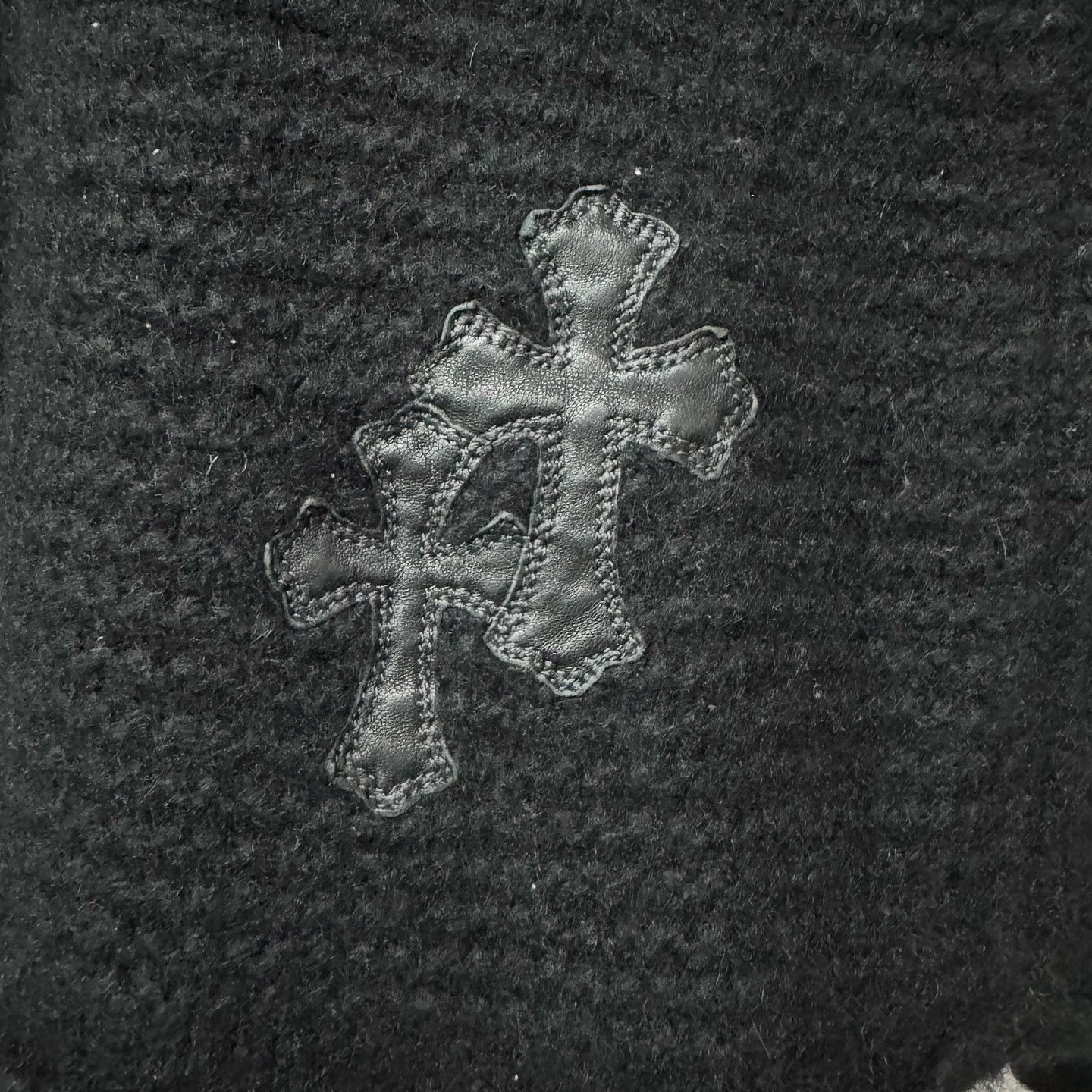 Chrome Hearts Chrome Hearts Leather Cross Cashmere Sweater Size S Size S / US 4 / IT 40 - 8 Thumbnail
