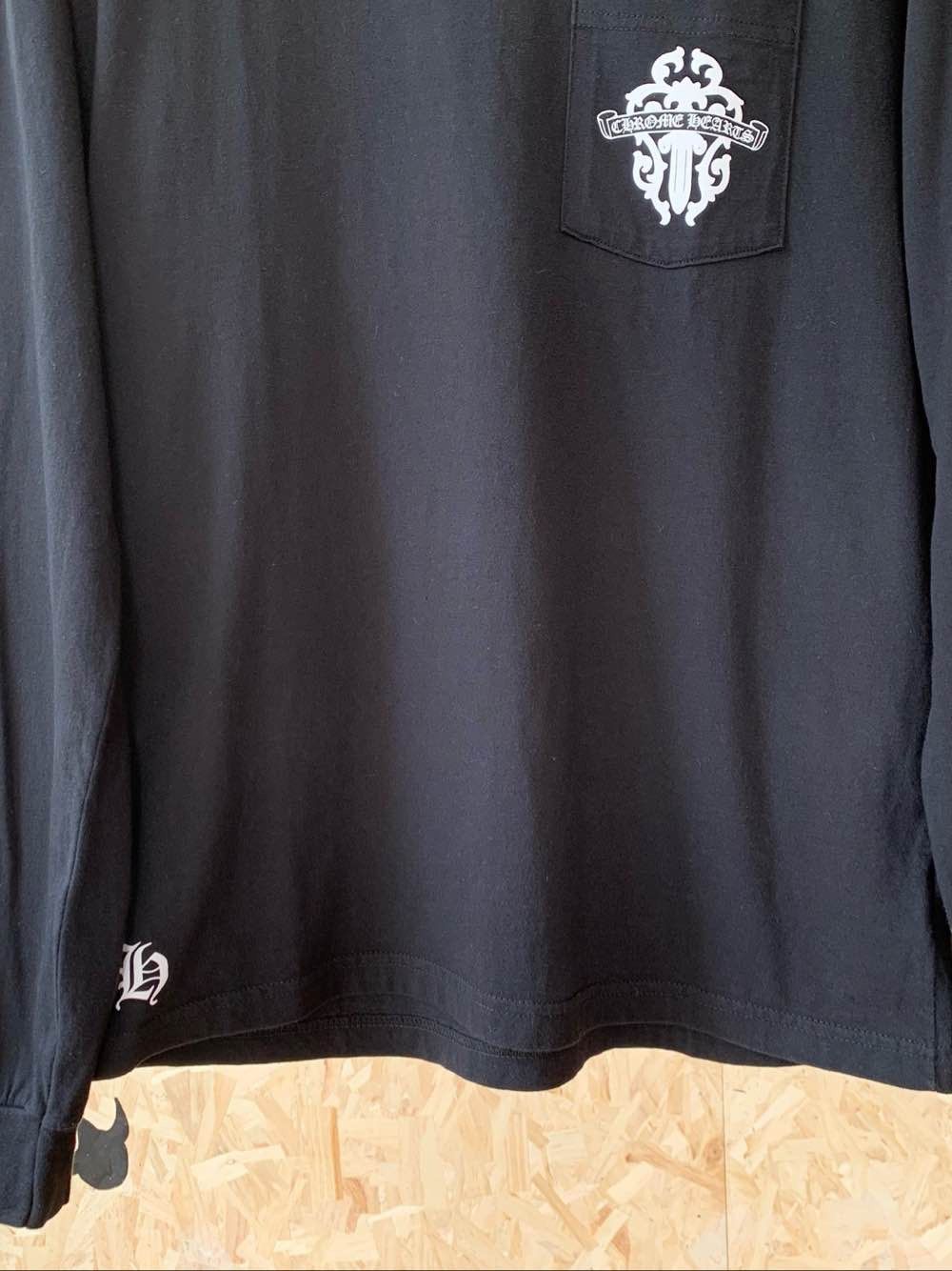 Chrome Hearts Chrome Hearts Logo Print Long Sleeve T-Shirt Size L Size US L / EU 52-54 / 3 - 8 Thumbnail