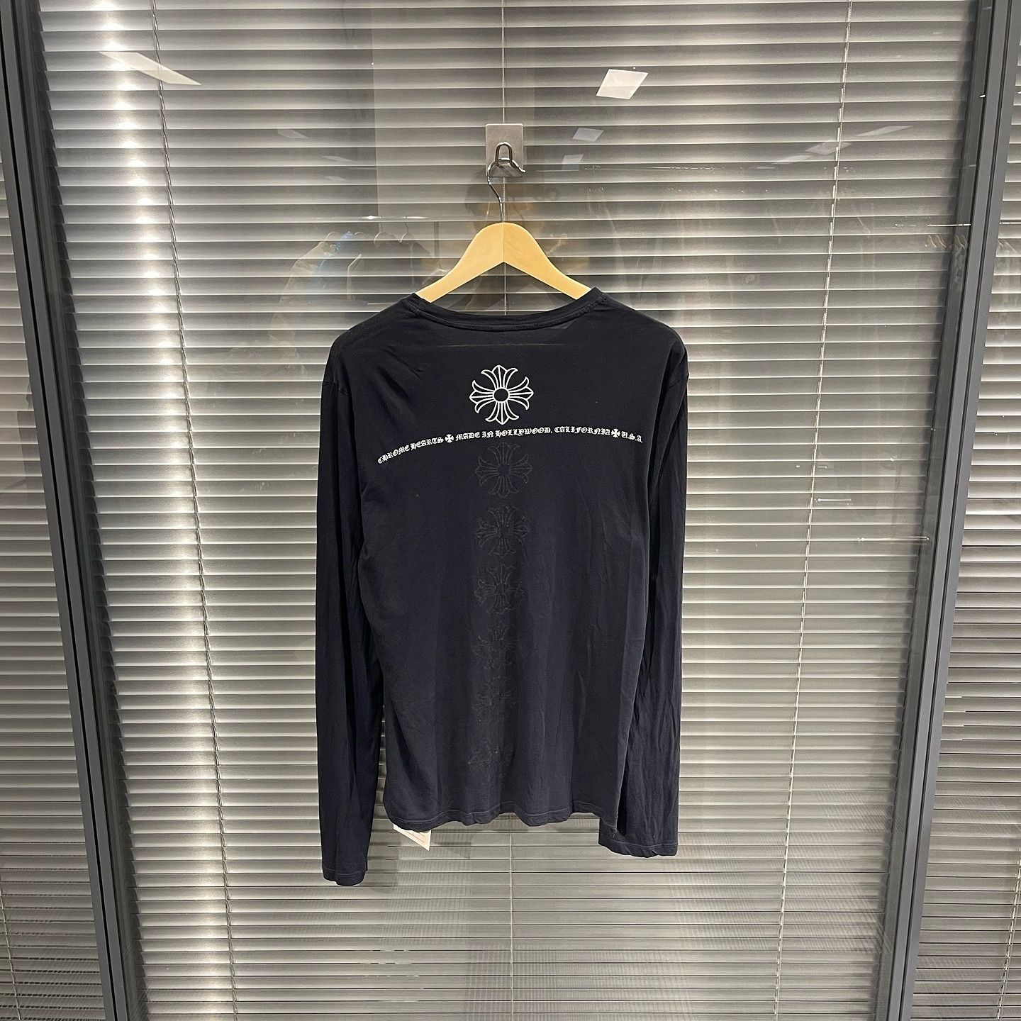 Chrome Hearts Chrome Hearts Cross Logo Long Sleeve T-Shirt Size L Size US L / EU 52-54 / 3 - 2 Thumbnail