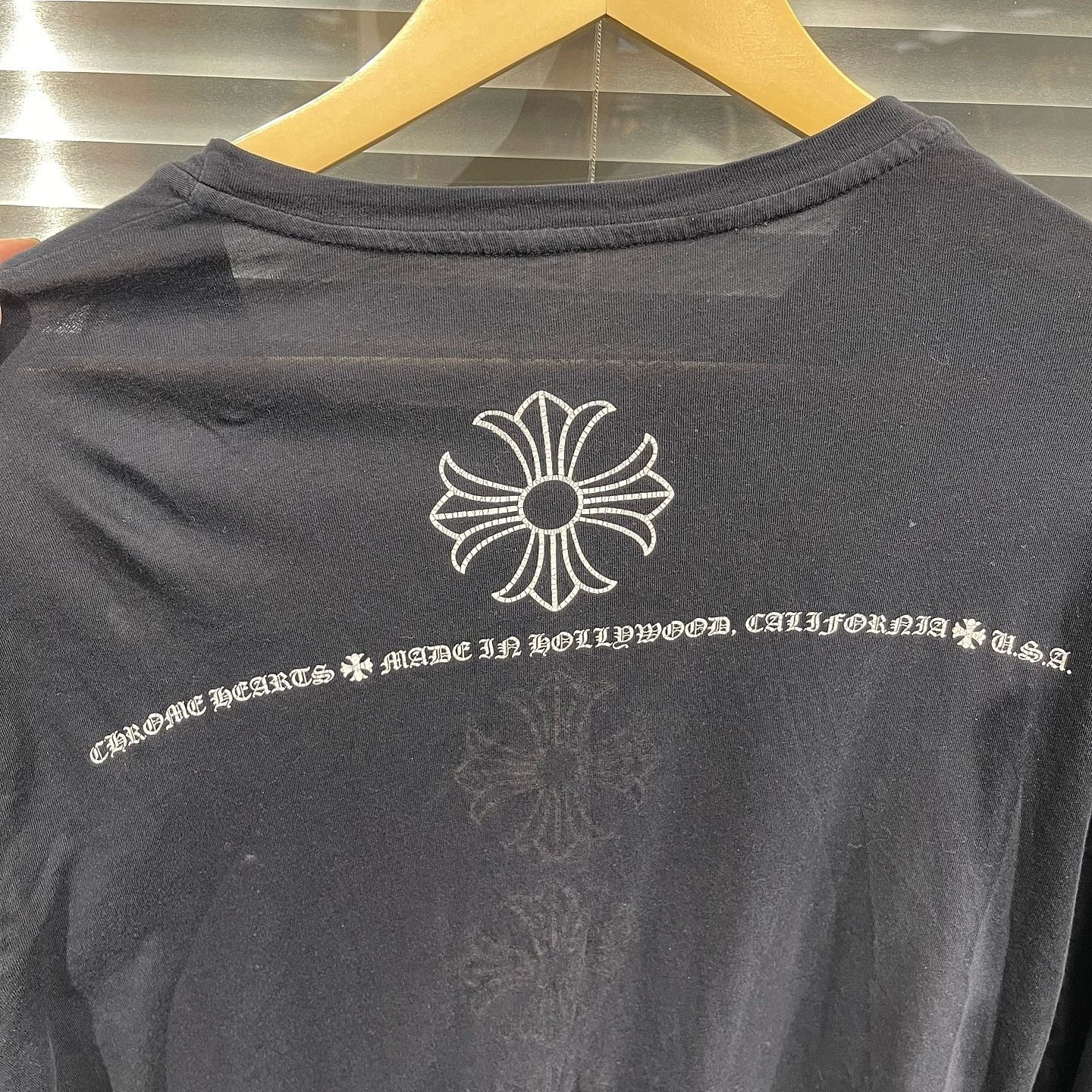Chrome Hearts Chrome Hearts Cross Logo Long Sleeve T-Shirt Size L Size US L / EU 52-54 / 3 - 6 Thumbnail