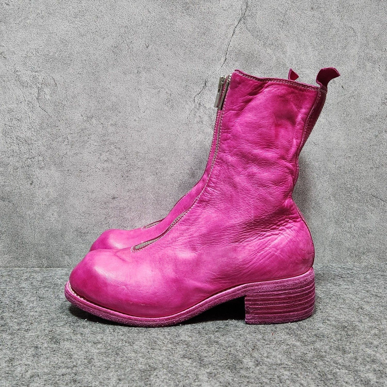 Guidi Guidi Pink Front Zip Boots Size 38 Size US 8 / IT 38 - 11 Thumbnail