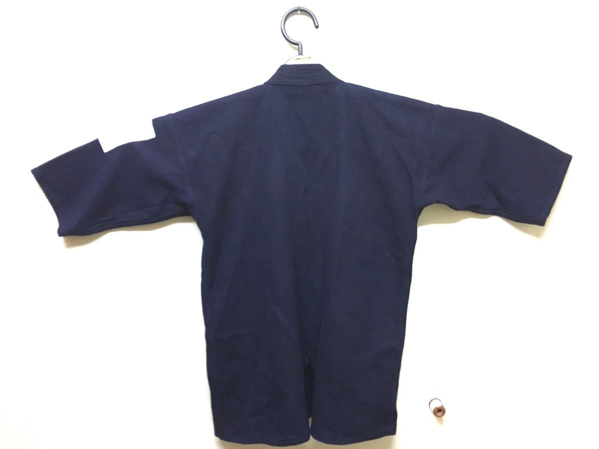 Indigo 70s Sashiko Indigo Kendo Jacket Thick Strength Woven Samurai Size US M / EU 48-50 / 2 - 7 Thumbnail