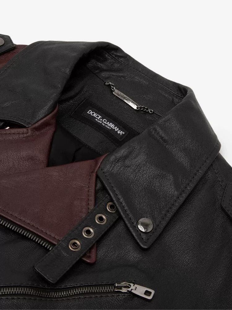 Dolce & Gabbana Dolce & Gabbana Multi Leather Jacket Men l Size US L / EU 52-54 / 3 - 3 Thumbnail