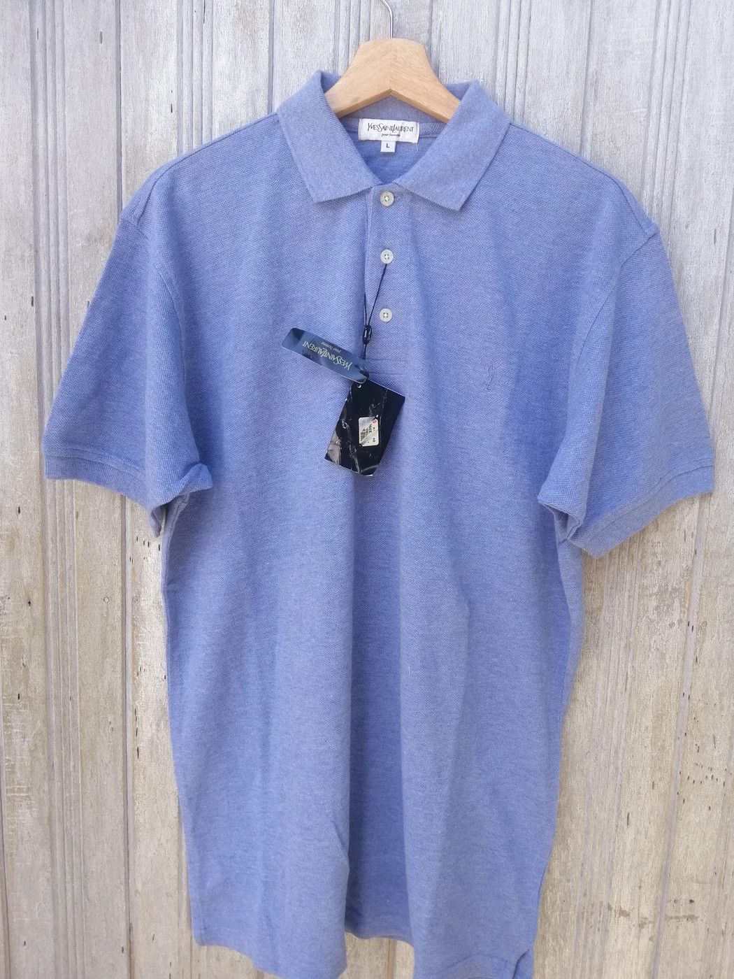 Yves Saint Laurent Vintage Polo Shirt Yves Saint Laurent Embroidery Small Logo Size US L / EU 52-54 / 3 - 6 Thumbnail