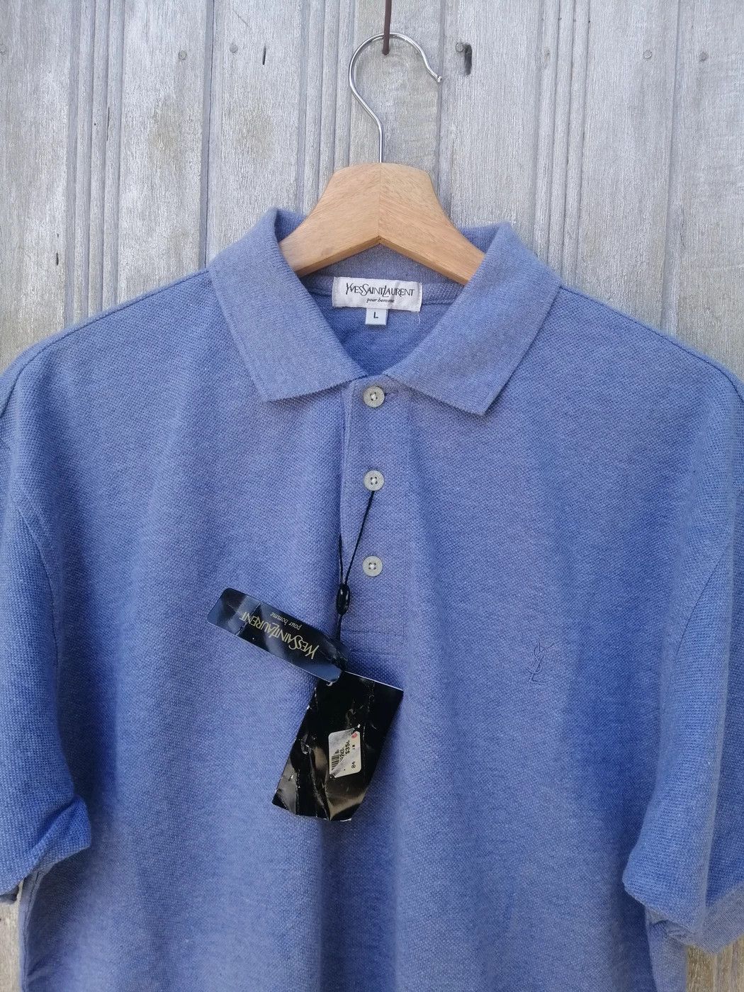 Yves Saint Laurent Vintage Polo Shirt Yves Saint Laurent Embroidery Small Logo Size US L / EU 52-54 / 3 - 1 Thumbnail