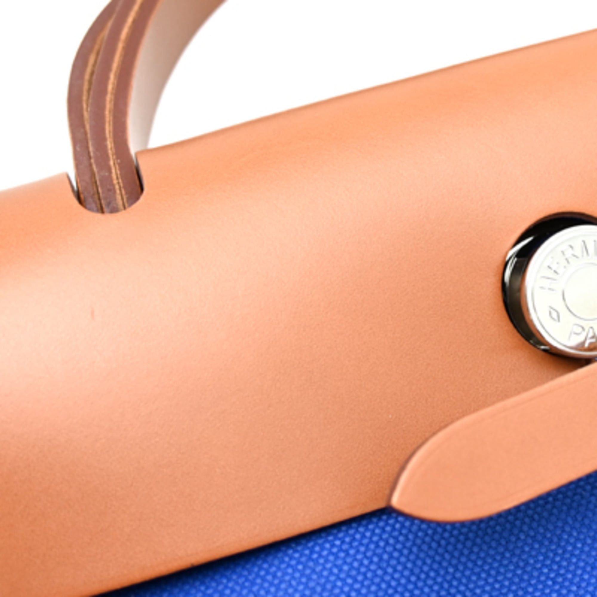 Hermes Hermes Herbag Zip PM, U stamp, 2022 model, with pouch, women's handbag, Toile Blue. Size ONE SIZE - 7 Thumbnail
