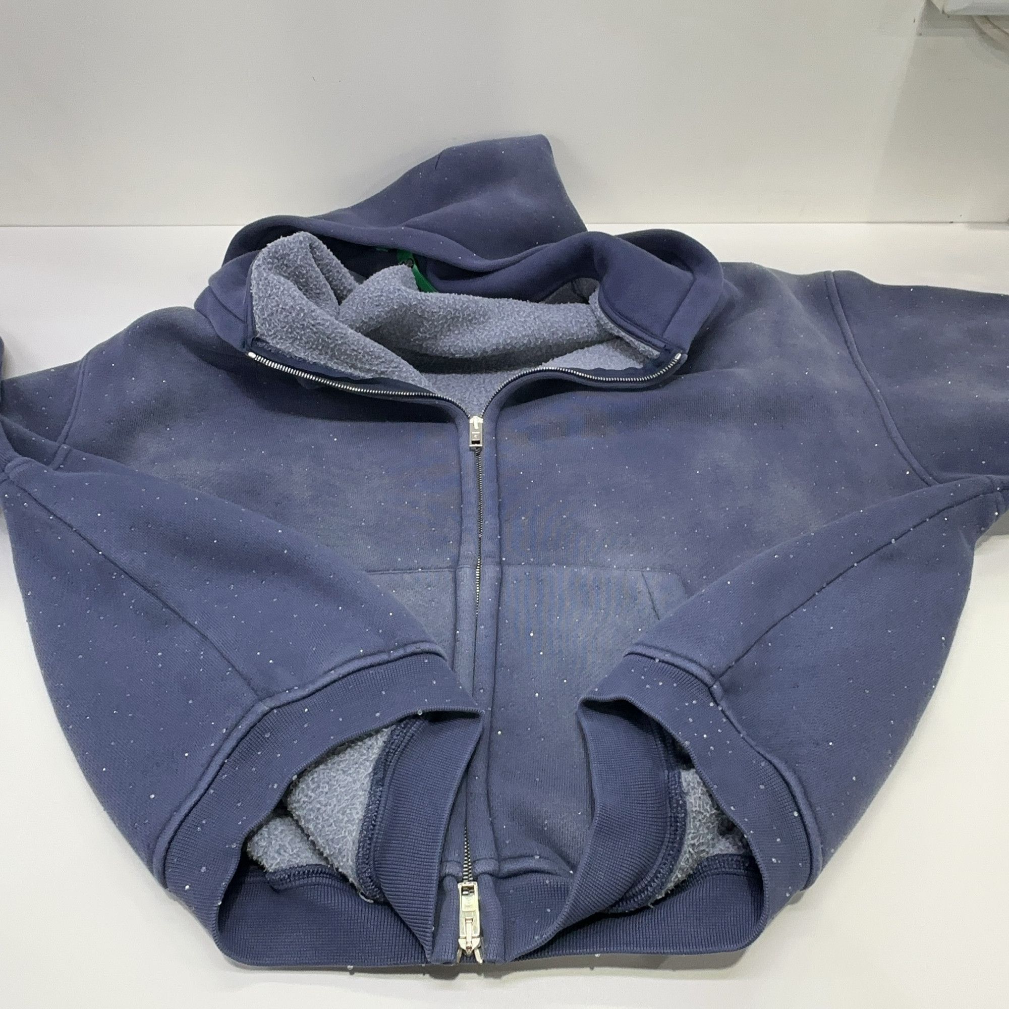 Alexander Wang Rhinestone Zip Hoodie Size S main image 1
