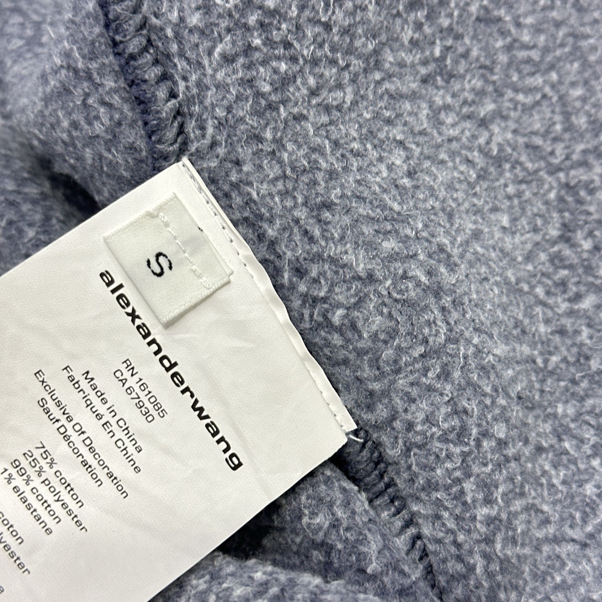 Alexander Wang Rhinestone Zip Hoodie Size S main image 13