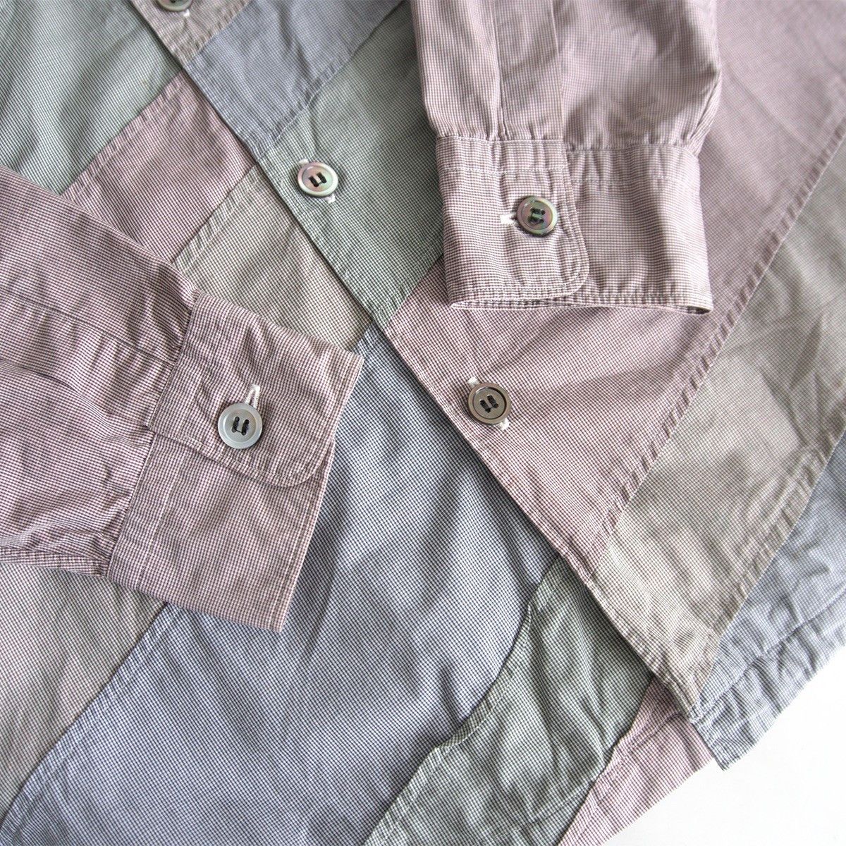 Comme des Garcons COMME des GARCONS HOMME 00s Open Collar Patchwork Size L Size US L / EU 52-54 / 3 - 5 Thumbnail