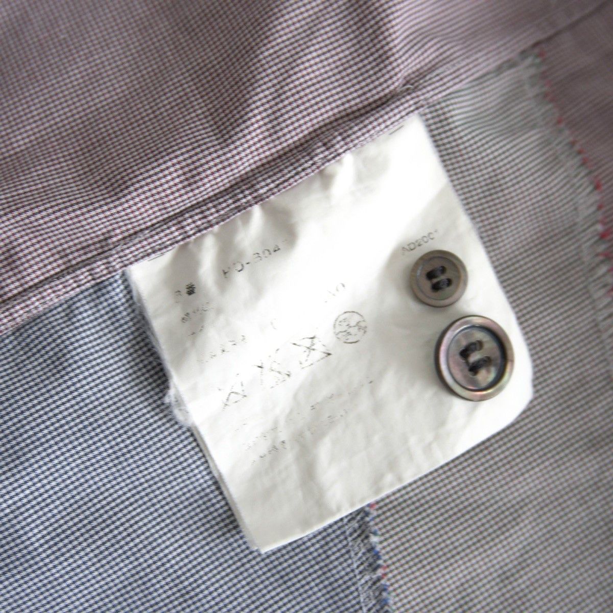 Comme des Garcons COMME des GARCONS HOMME 00s Open Collar Patchwork Size L Size US L / EU 52-54 / 3 - 4 Thumbnail
