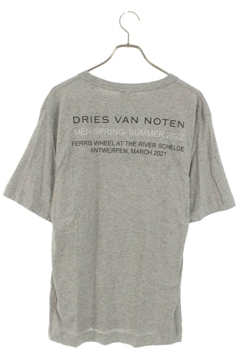 Dries Van Noten Dries Van Noten Print T-Shirt Gray Size M Size US M / EU 48-50 / 2 - 2 Thumbnail