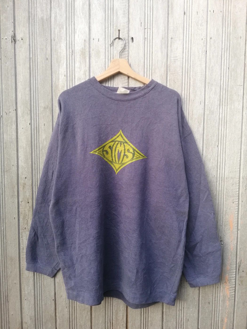 Other Vintage 90s Sims Skateboard Sweatshirt Nice Design B27 Size US L / EU 52-54 / 3 - 1 Thumbnail
