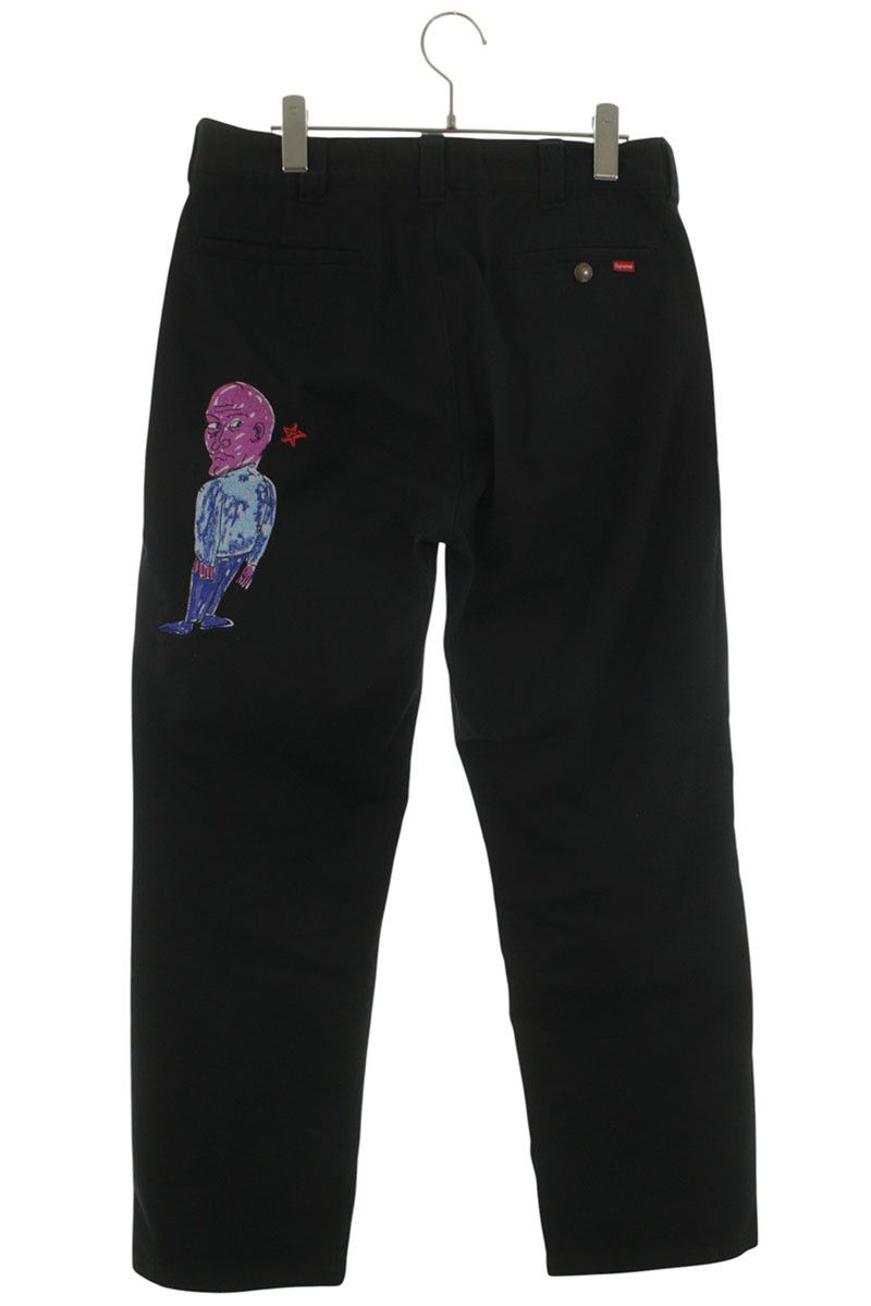 Supreme 20SS Daniel Johnston Embroidered Work Pant Long Pants