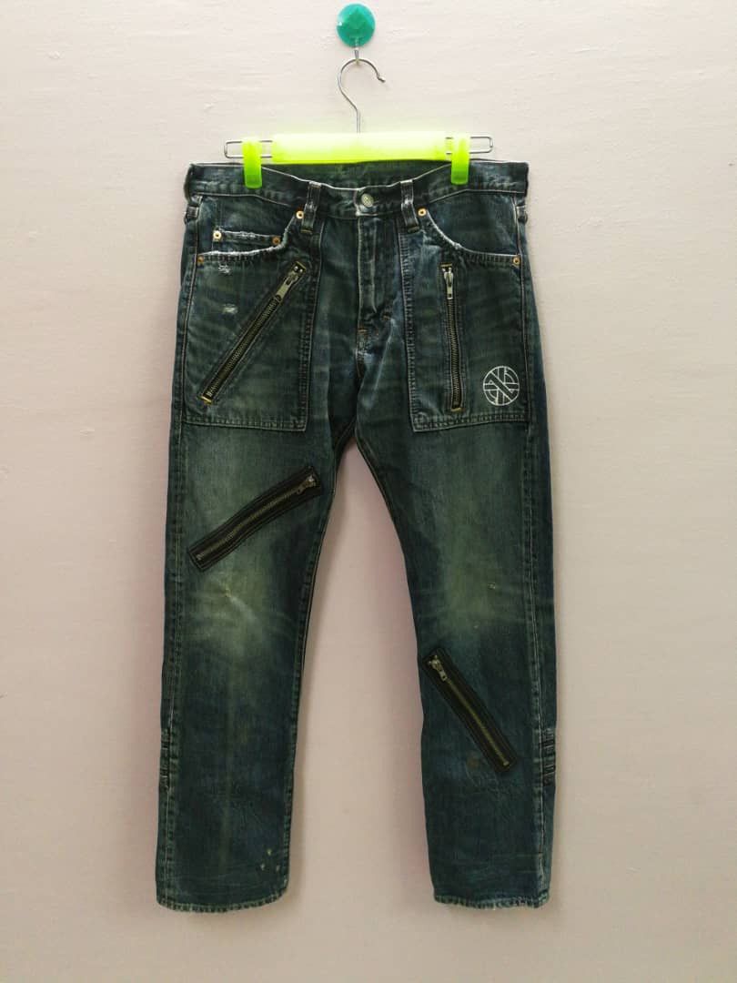 Japanese Brand Japanese brand x rna inc denim ziper jeans Size US 32 / EU 48 - 1 Thumbnail