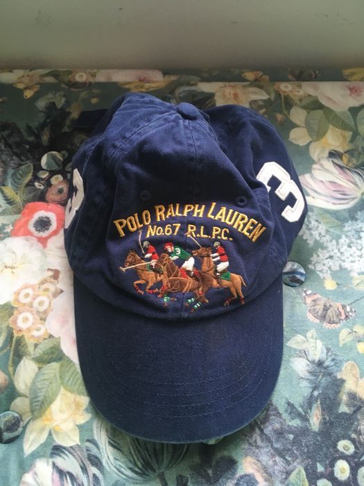 Polo Ralph Lauren 🔥RARE🔥 Vintage Polo no 67 Race Horses Cap 90s