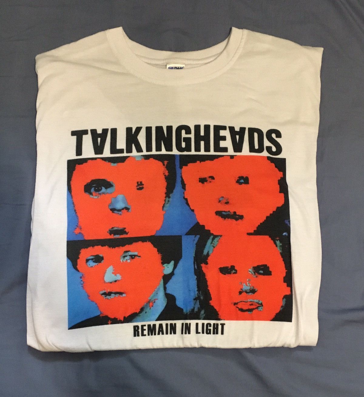 Vintage Talking Heads Remain in Light Album Tee Band Shirt Tour Grailed