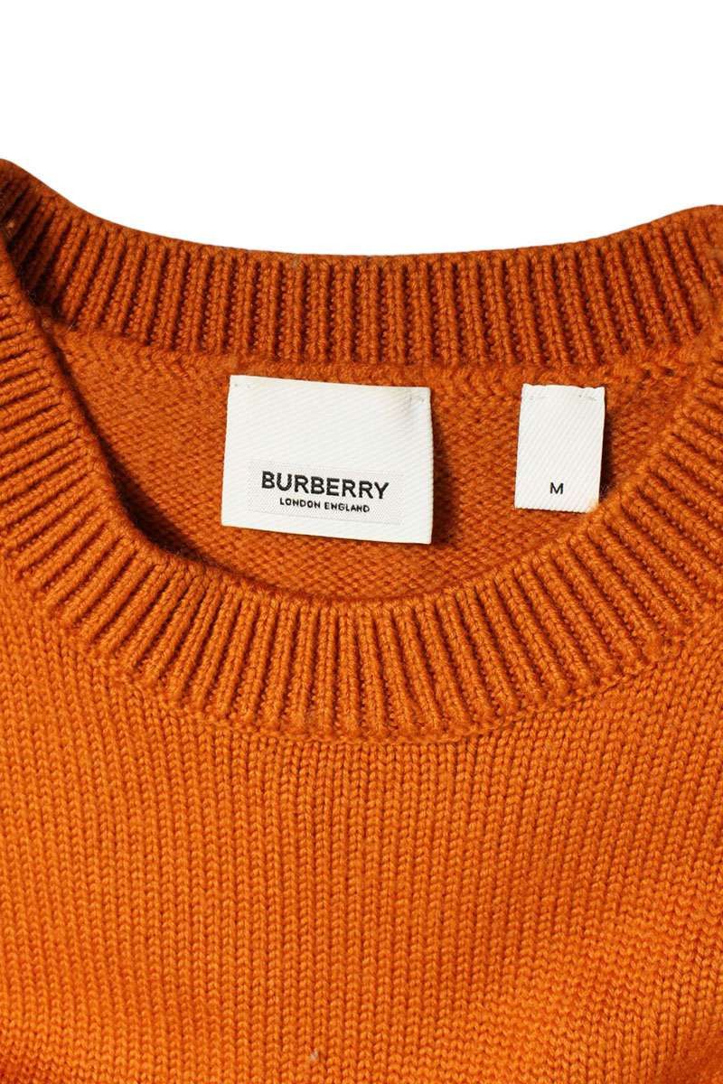 Burberry Burberry Logo Knit Sweater Orange Size M Size US M / EU 48-50 / 2 - 3 Thumbnail
