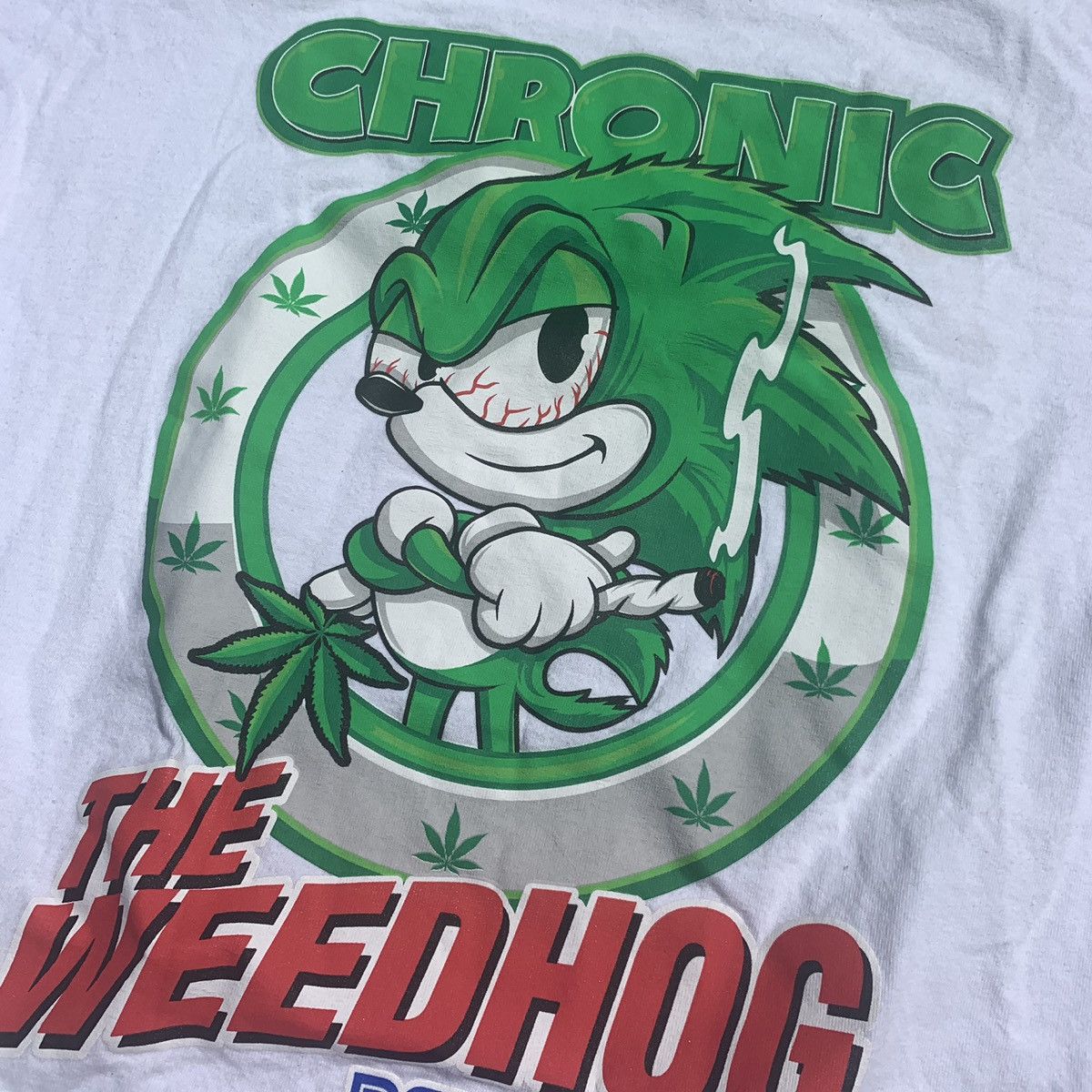 Vintage The Chronic Sonic the Weedhog DGK Hedgehog T-shirt